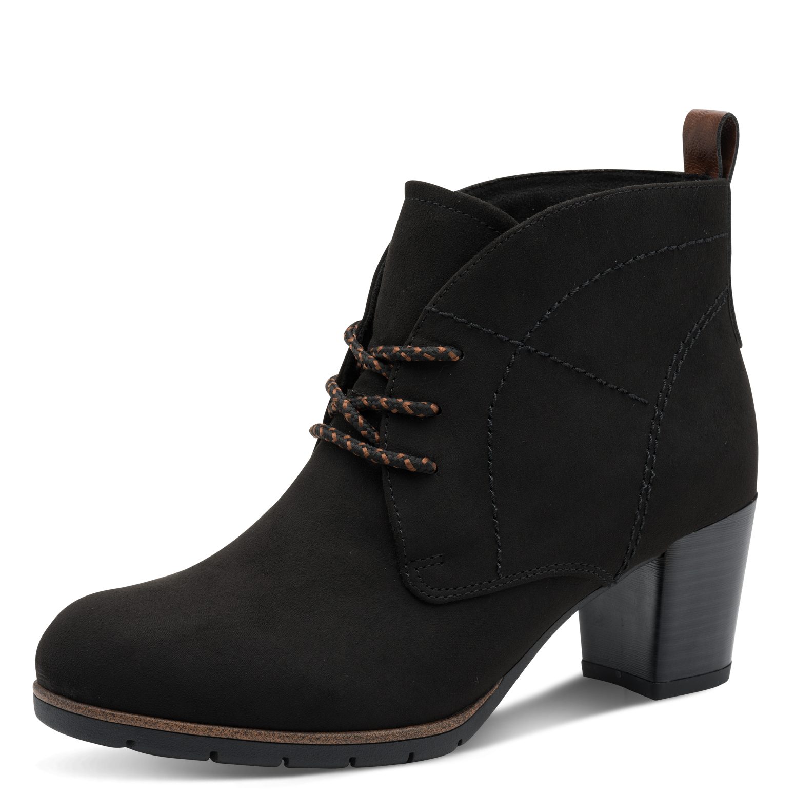 MARCO TOZZI Schnürstiefelette, Blockabsatz, Ankleboots, Schnürboots günstig online kaufen
