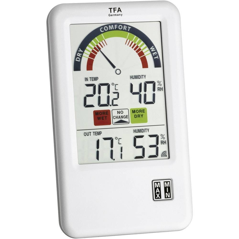 TFA Dostmann Hygrometer BEL-AIR Funk-Thermo-Hygrometer