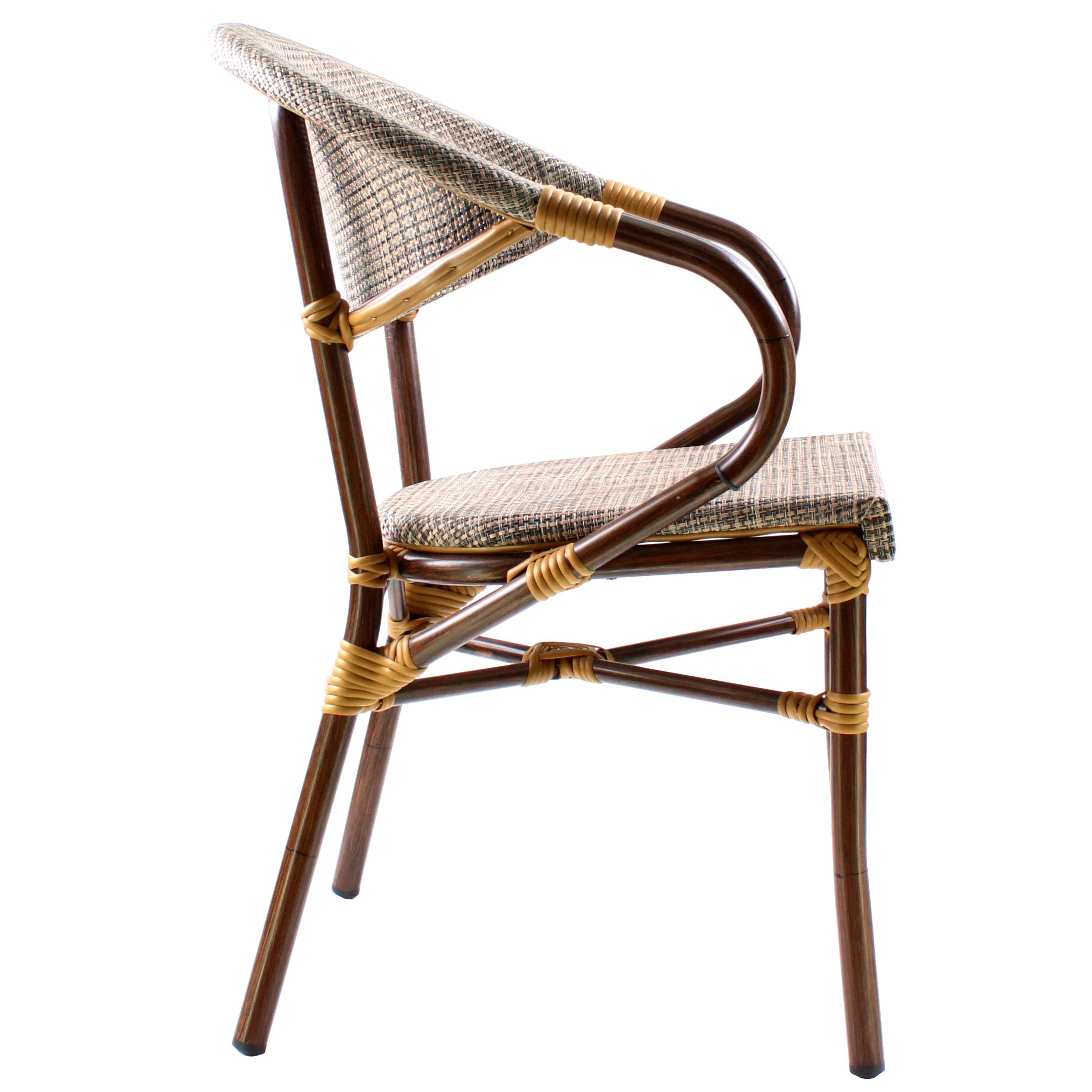 pemora Gartensessel Gartenstuhl Bistrostuhl Terrassensessel 2-er Set MANGO