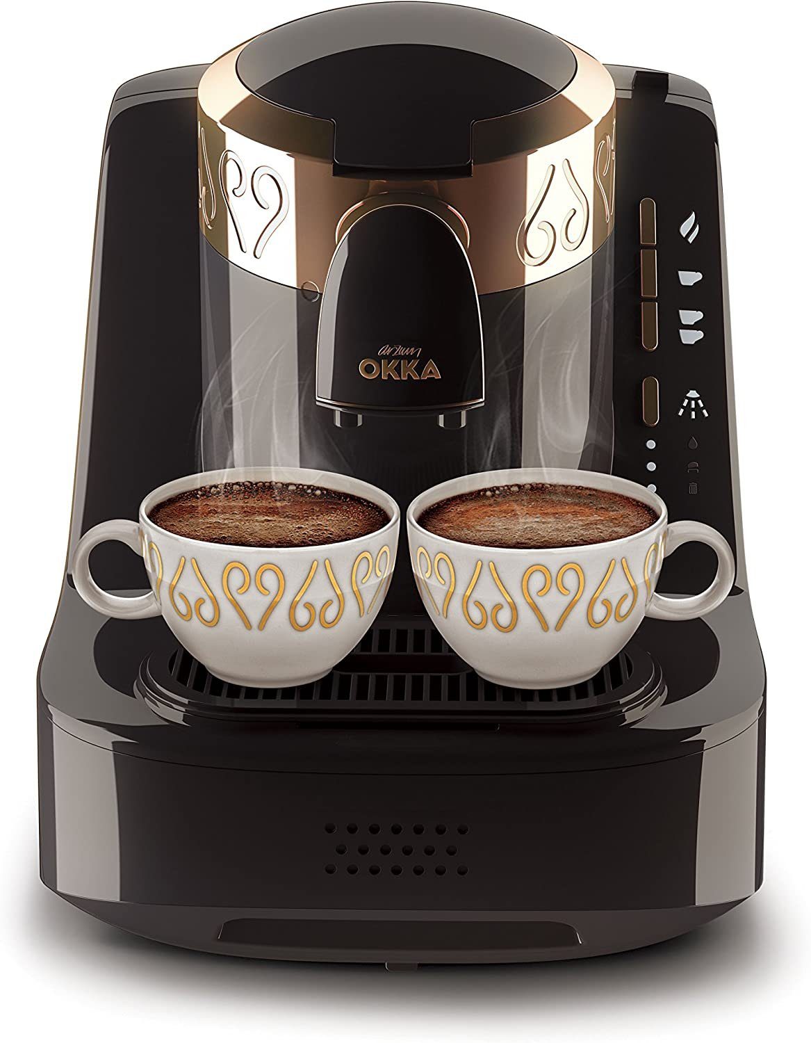 Arzum Espressomaschine Türkische Kaffeemaschine, Kaffeekanne 2 Tassen Fassungsvermögen