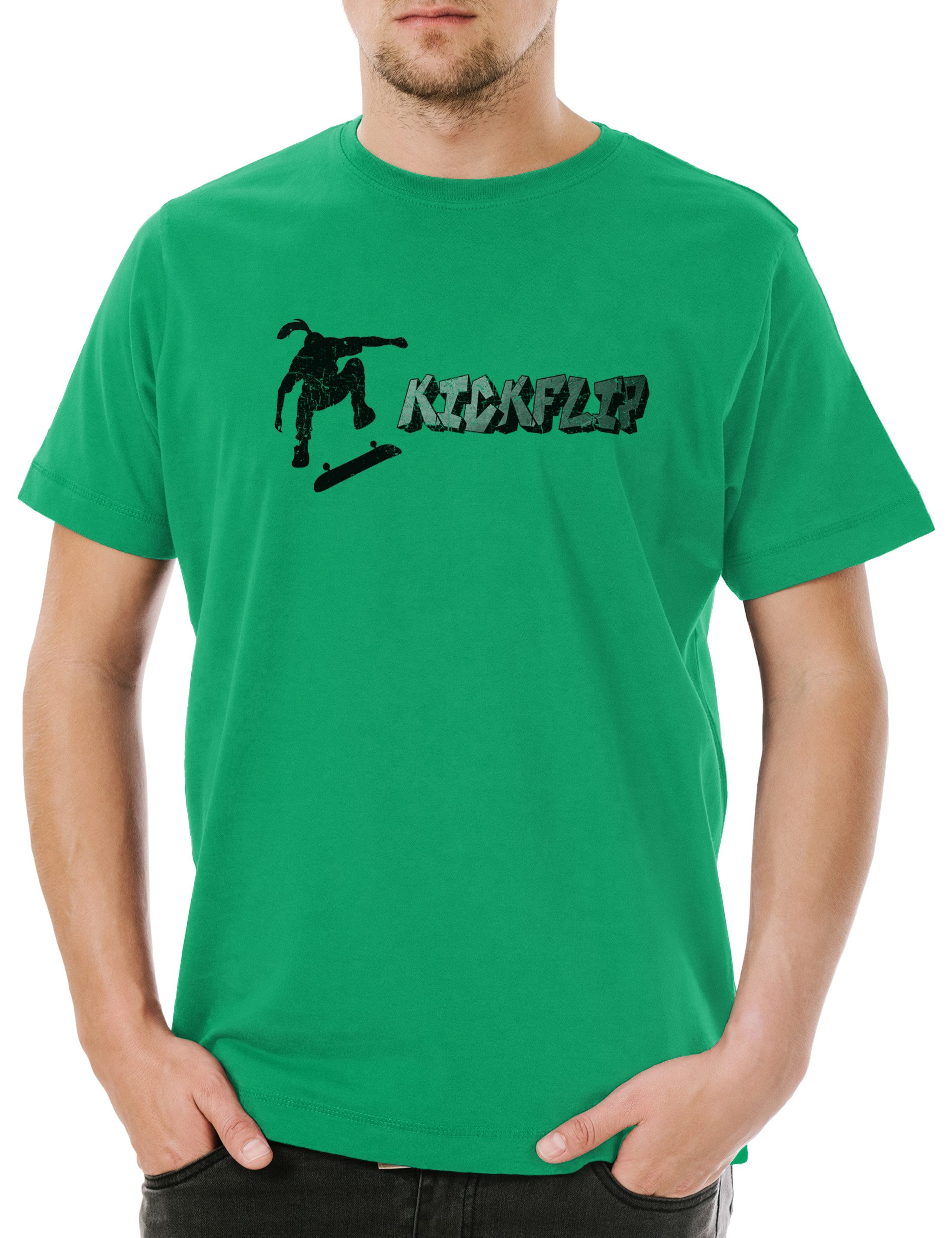 Urban Backwoods Print-Shirt Kickflip Herren T-Shirt günstig online kaufen