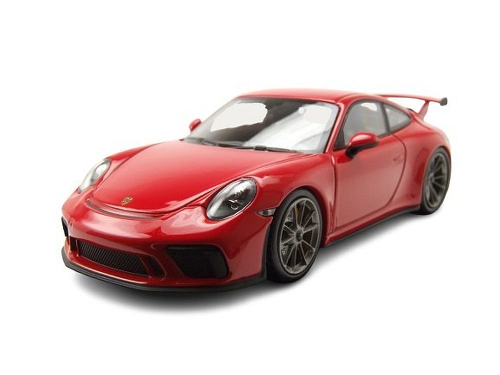 Minichamps Modellauto Porsche 911 GT3 2017 rot, Maßstab 1:43
