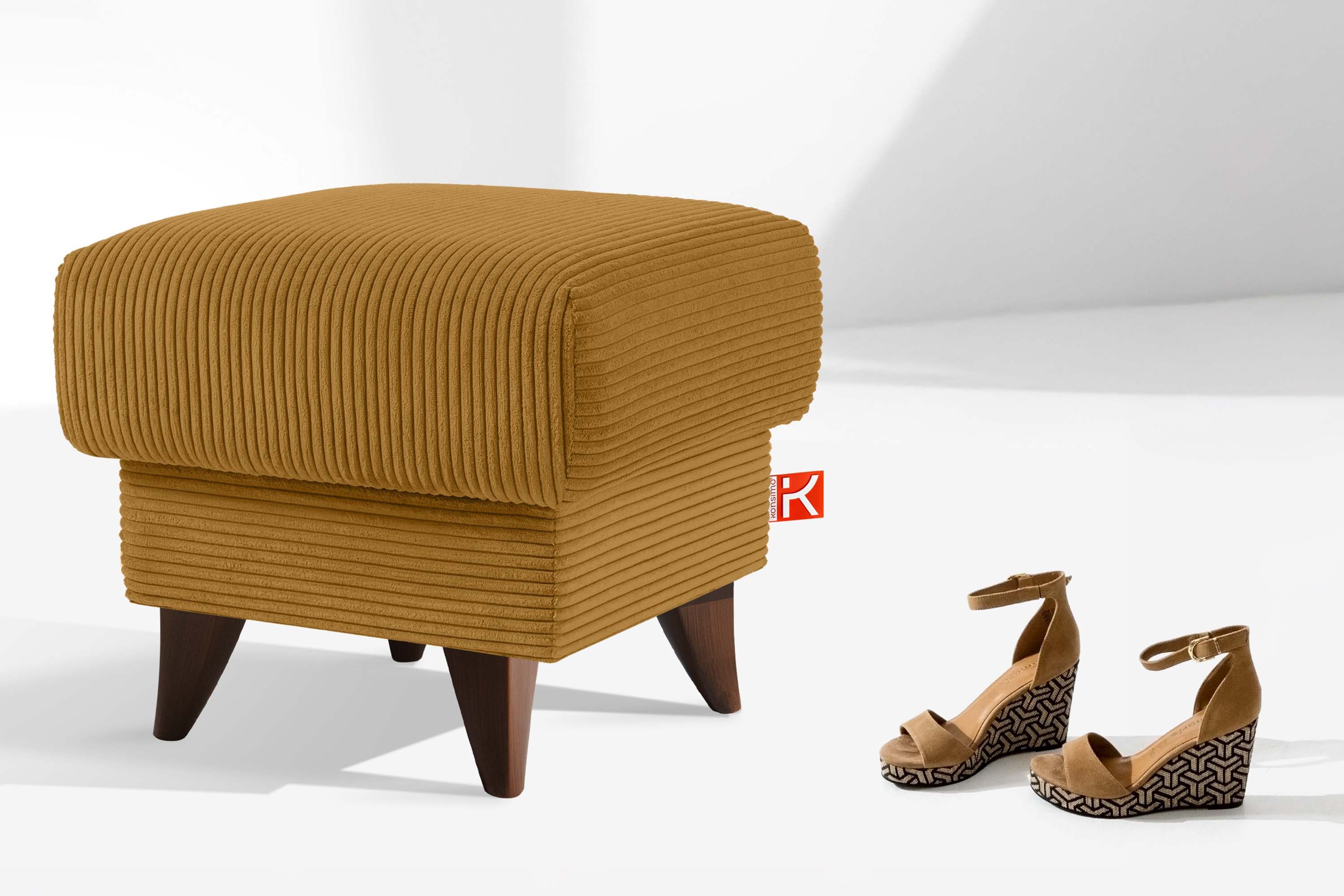 KONSIMO® Fußhocker Sitzhocker mit Stauraum GUSTAVO, günstig online kaufen