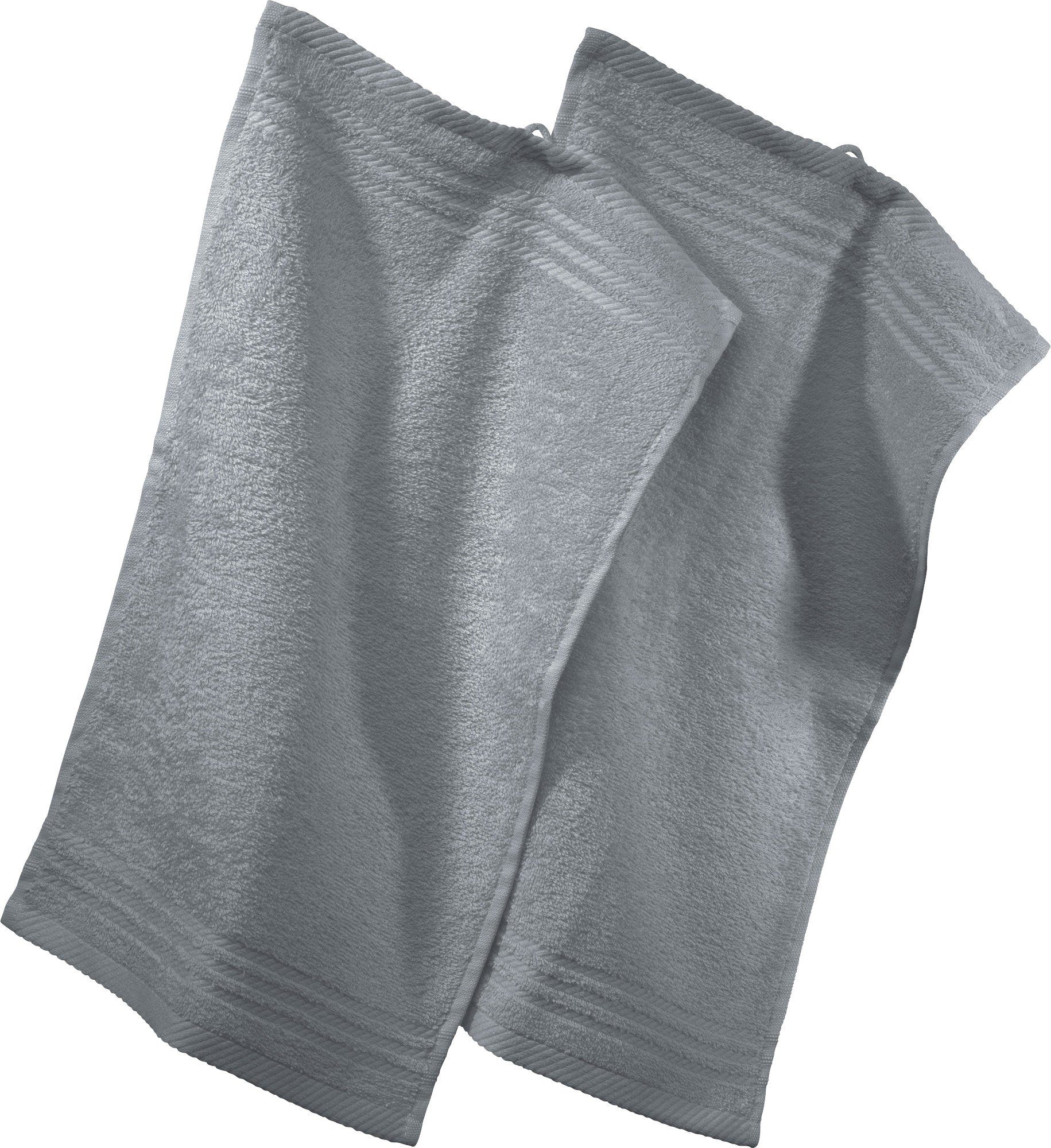 REDBEST Gästehandtuch Gästetuch 2er-Pack, Frottier, Walk-Frottier Uni