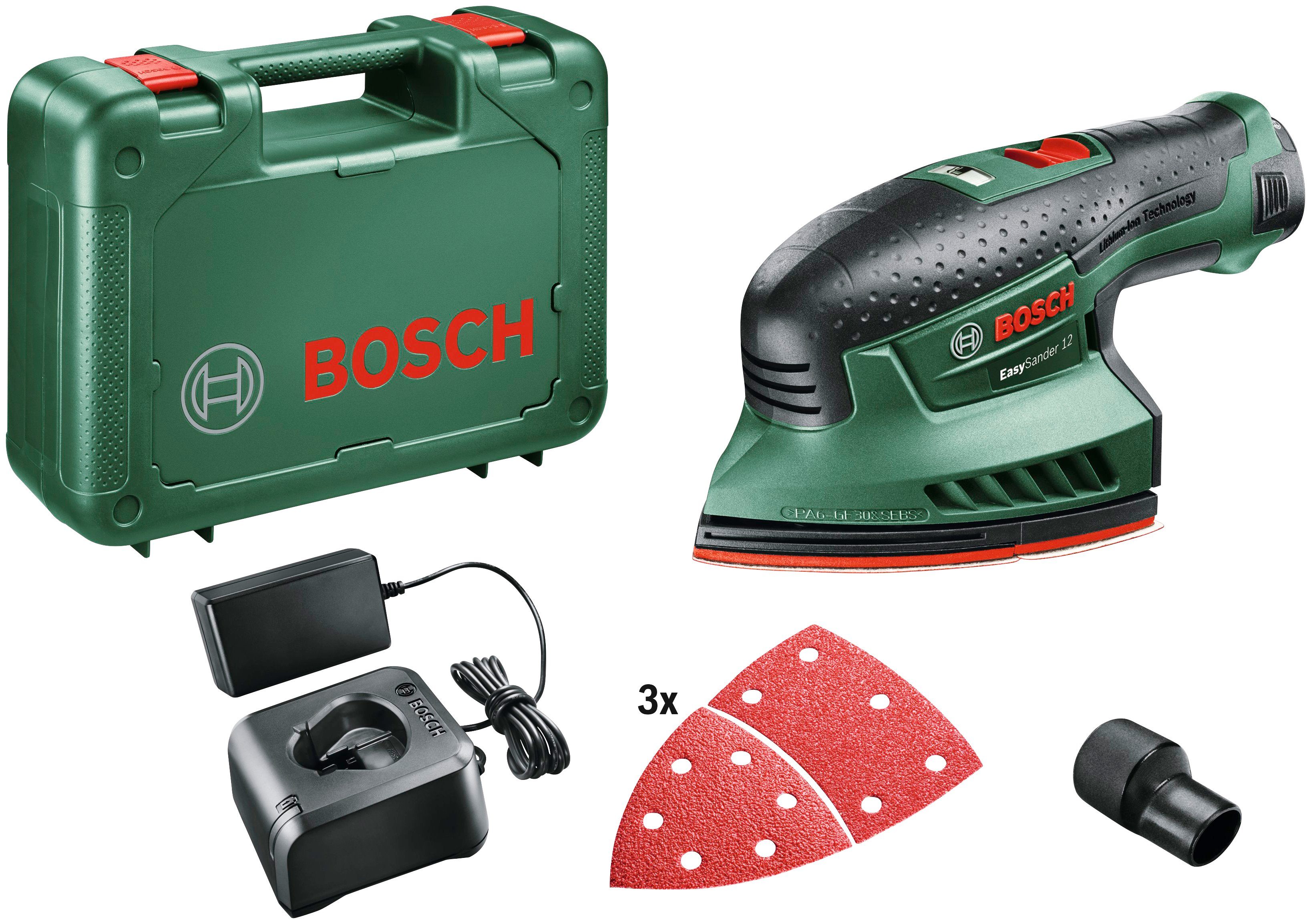 Bosch Home & Garden Akku-Multischleifer EasySander 12, 22000 U/min, mit Akku 12V/2,0 Ah und Ladegerät