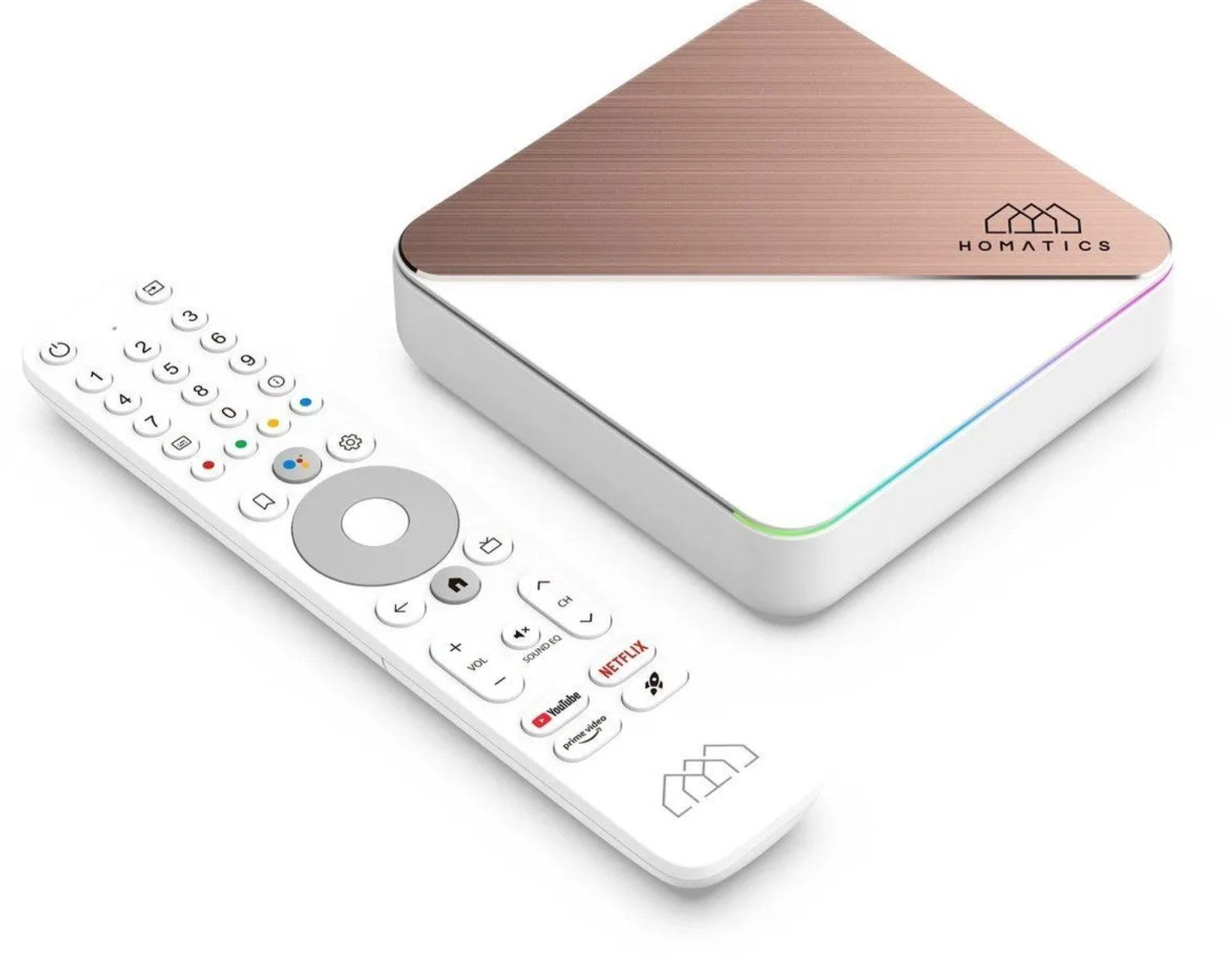 Homatics Streaming Boxen Box R 4K Plus UHD Android IP Netzwerk-Receiver