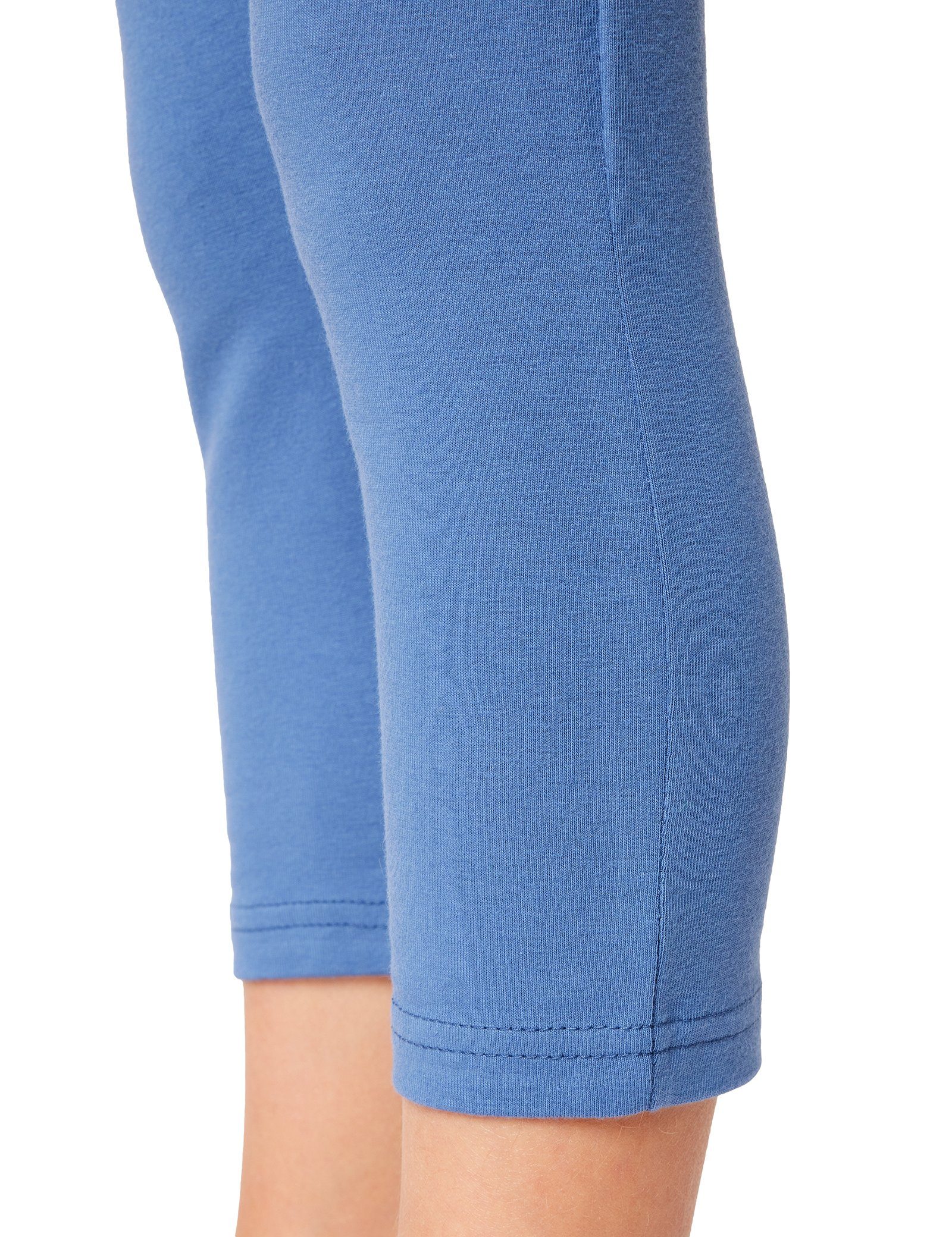 3/4 elastischer (1-tlg) Baumwolle Mädchen Capri Leggings Bellivalini Leggings Jeans Bund aus BLV50-280