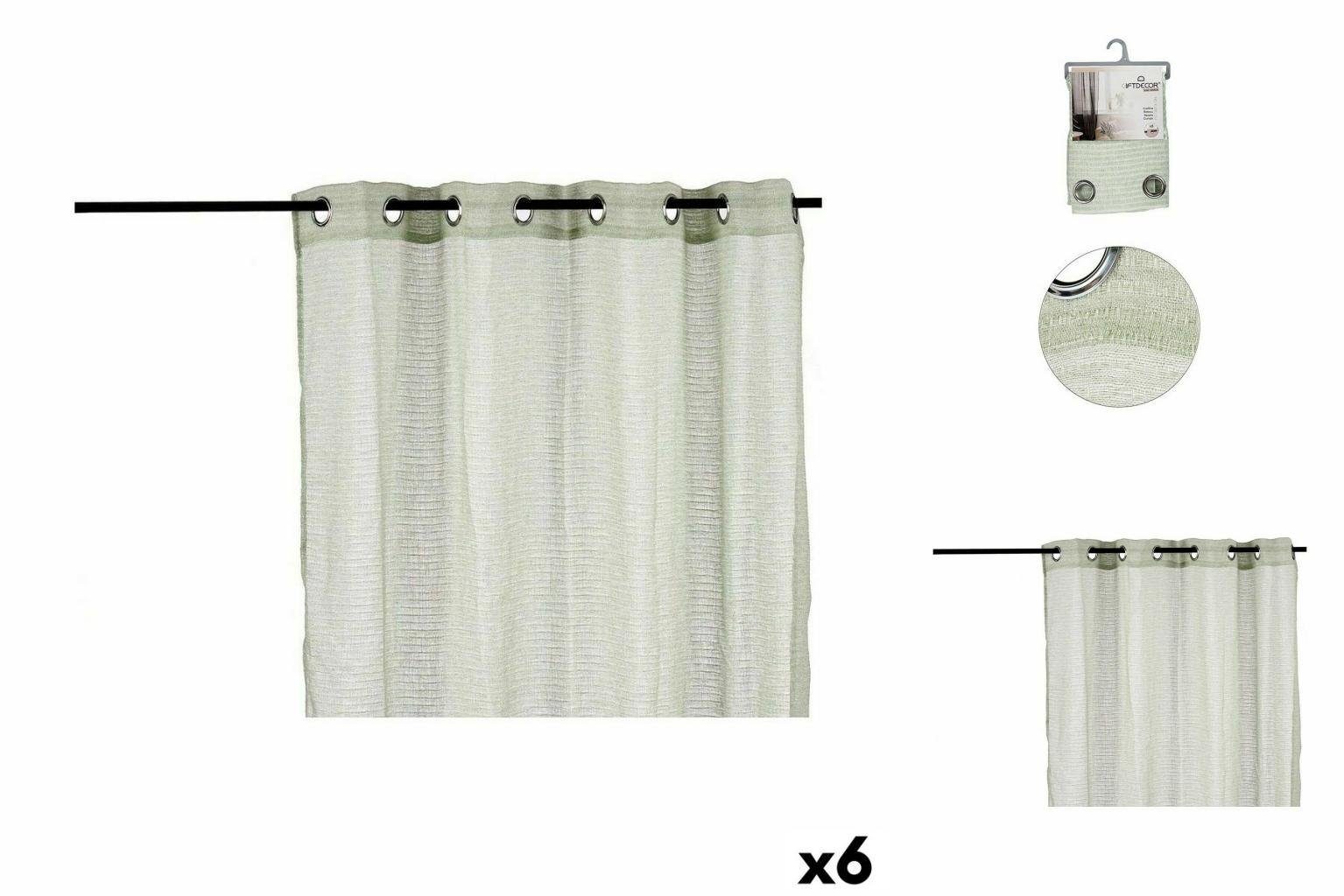 x cm 140 x Gardine Vorhang Stück, 260 grün Gift Decor 0,1 6