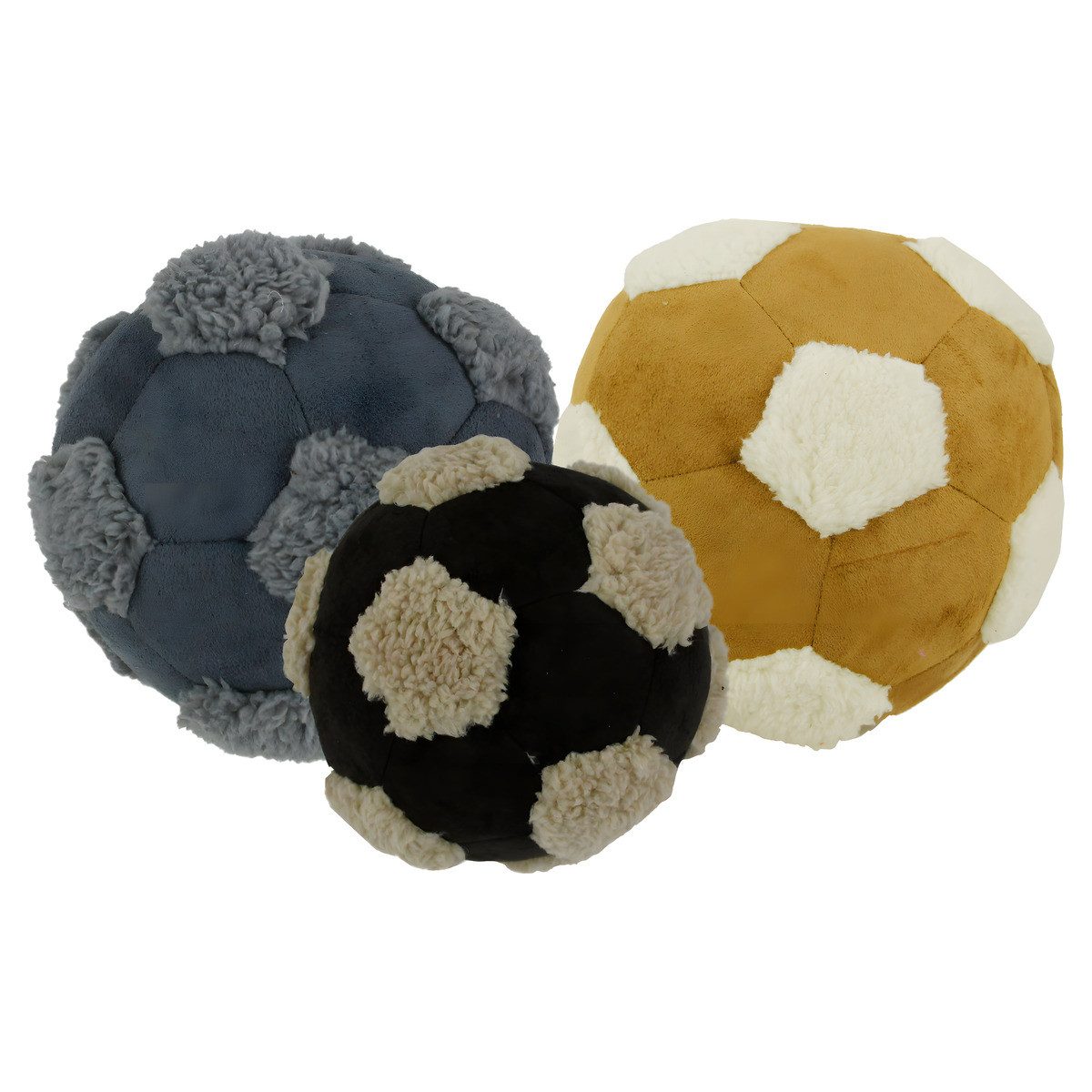 all for paws Tierkuscheltier Hundespielzeug Lambswool-Cuddle Fußball
