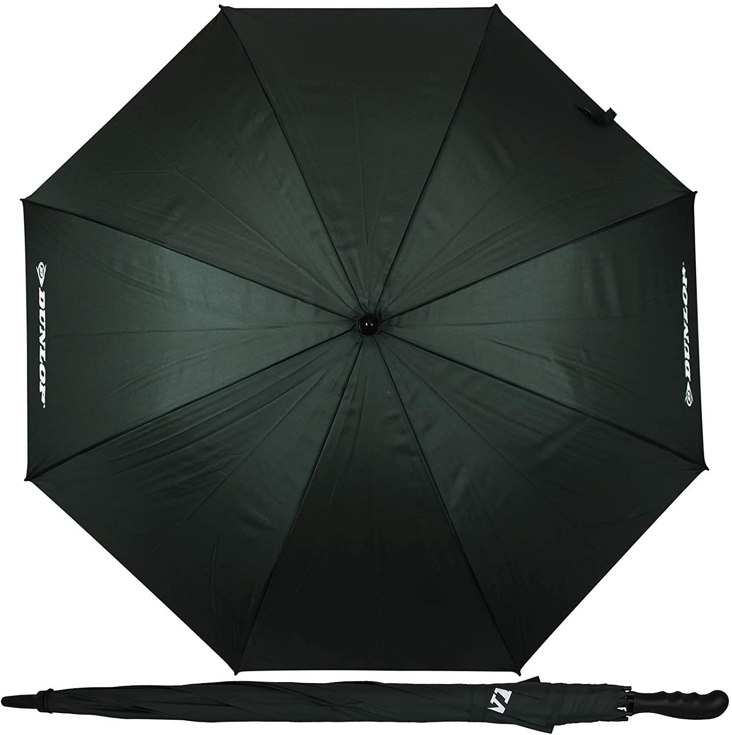 Dokado Partnerschirm XXL Paar Stockschirm grau Familienschirm 2 Dunlop mit Farbwahl für Regenschirm Personen Partnerschirm 130cm Doppelregenschirm