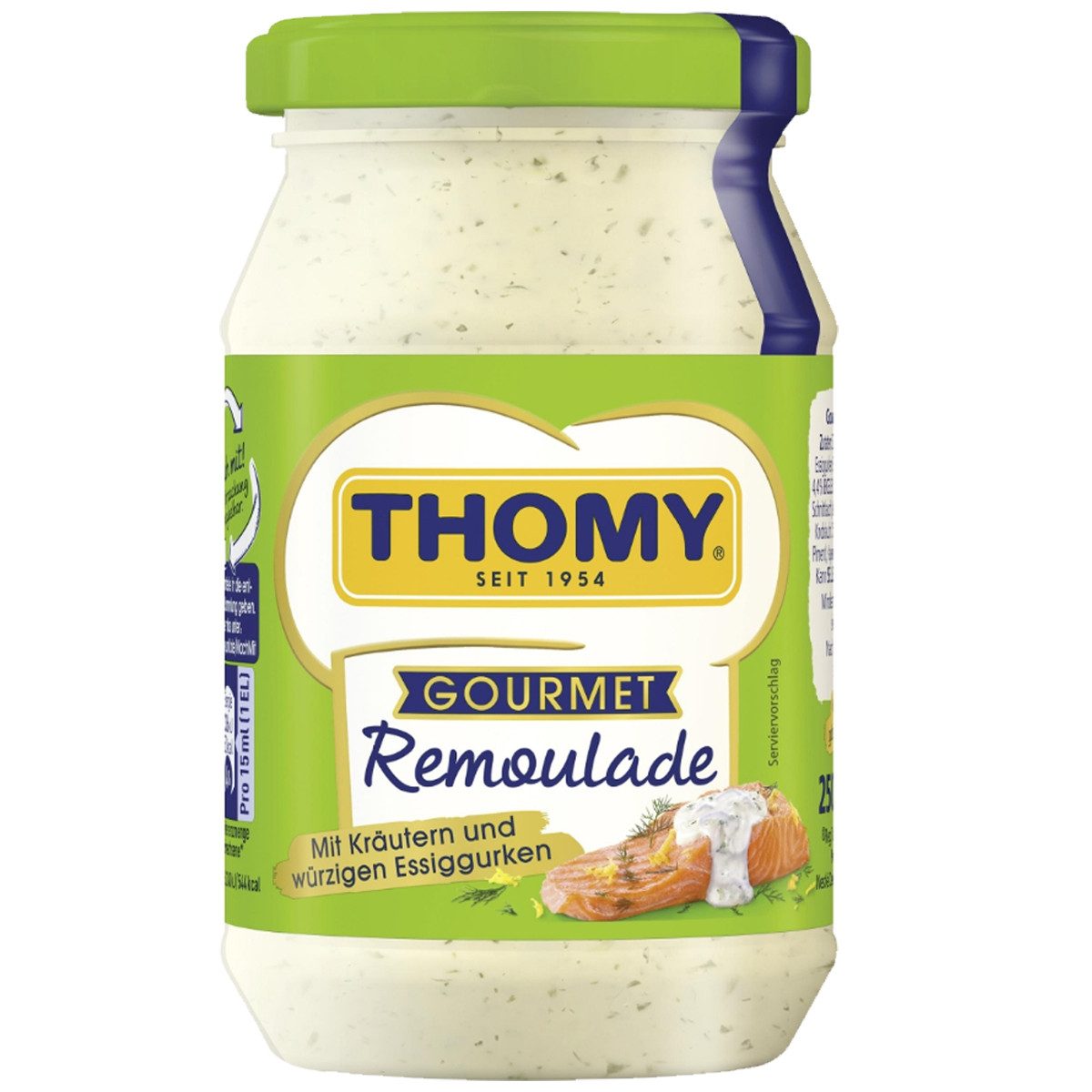 THOMY Saucen, Thomy Gourmet Remoulade würzige Kräuter und Essiggurke 250ml