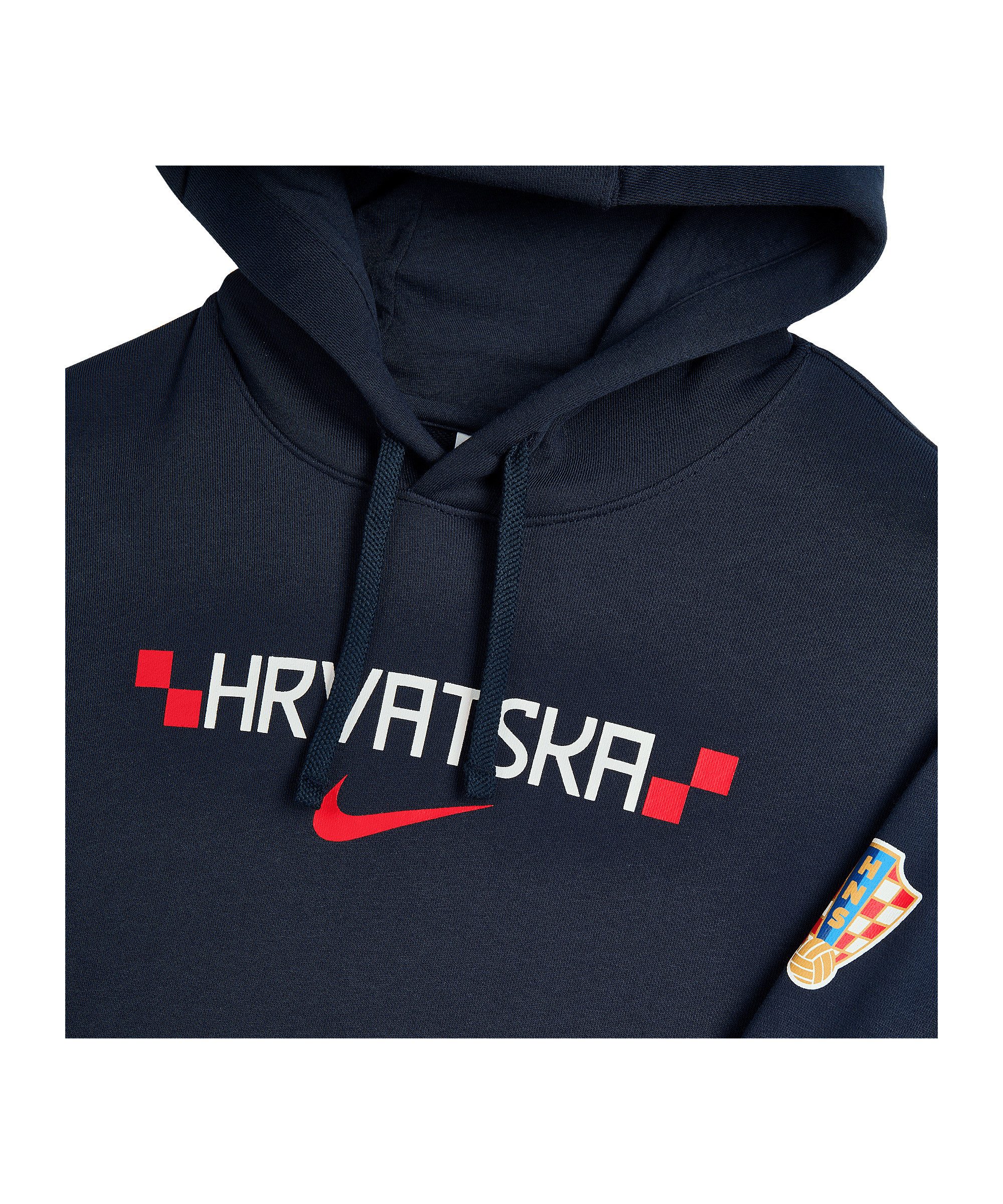 Nike Sweatshirt Nike Performance HNS Kroatien Club Hoody Baumwolle