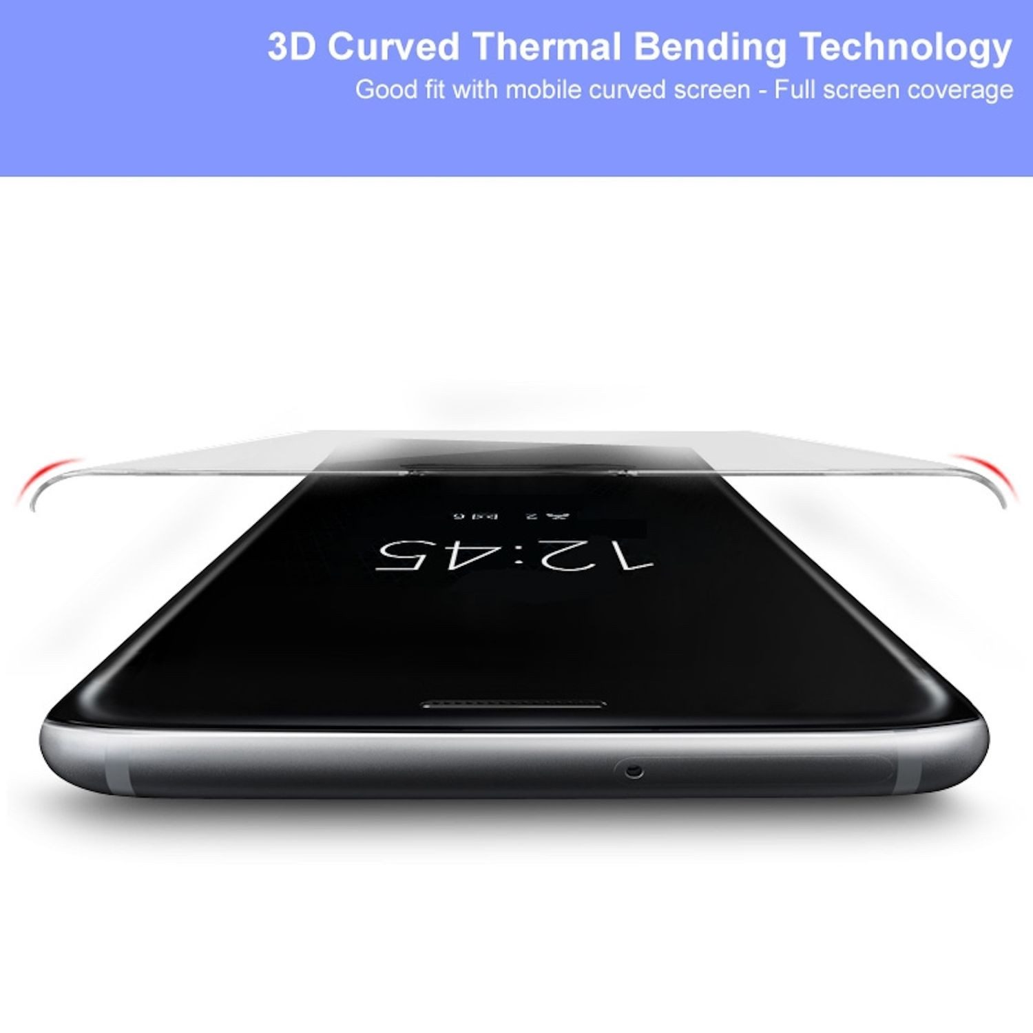 Wigento Handyhülle Für Honor Magic 7 Pro 4D Display Full Curved H9 Hart Glas Folie Schutz, Display Curved Panzer Schutz Glas – Bild 2 von 5