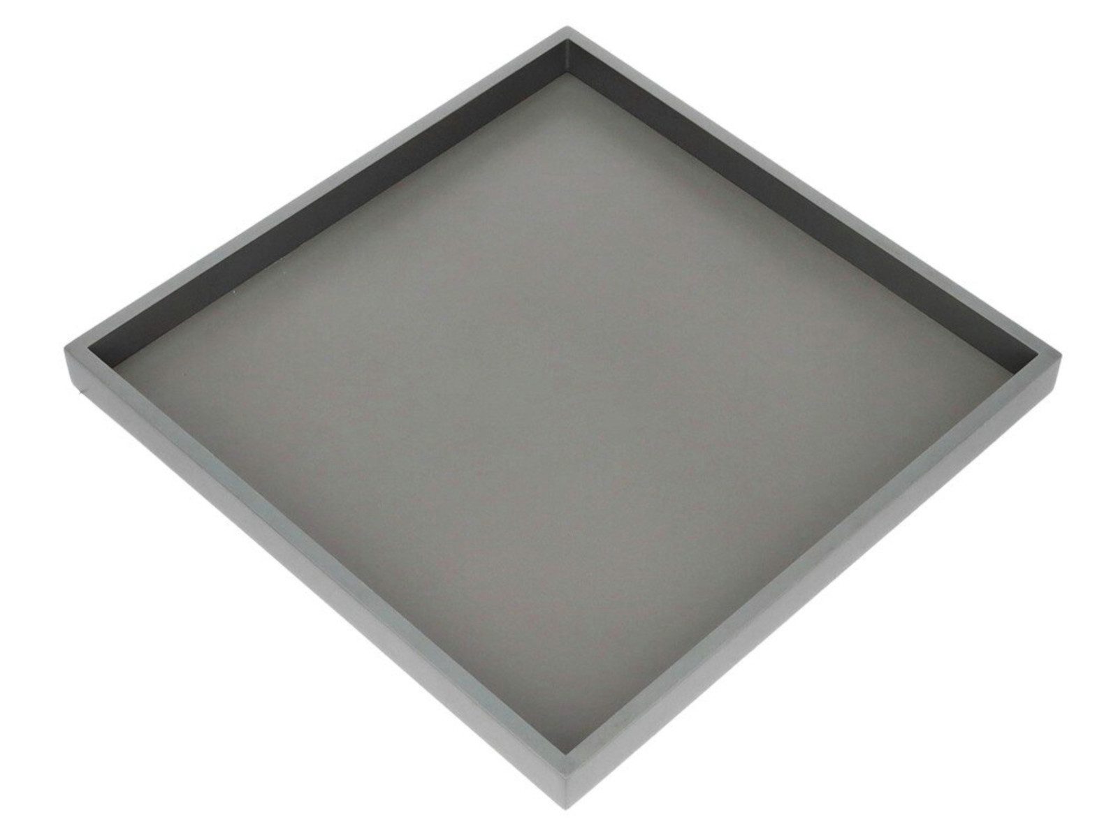 Giftcompany Tablett Neo Tablett quadratisch grau 32cm, Holzfaserplatte