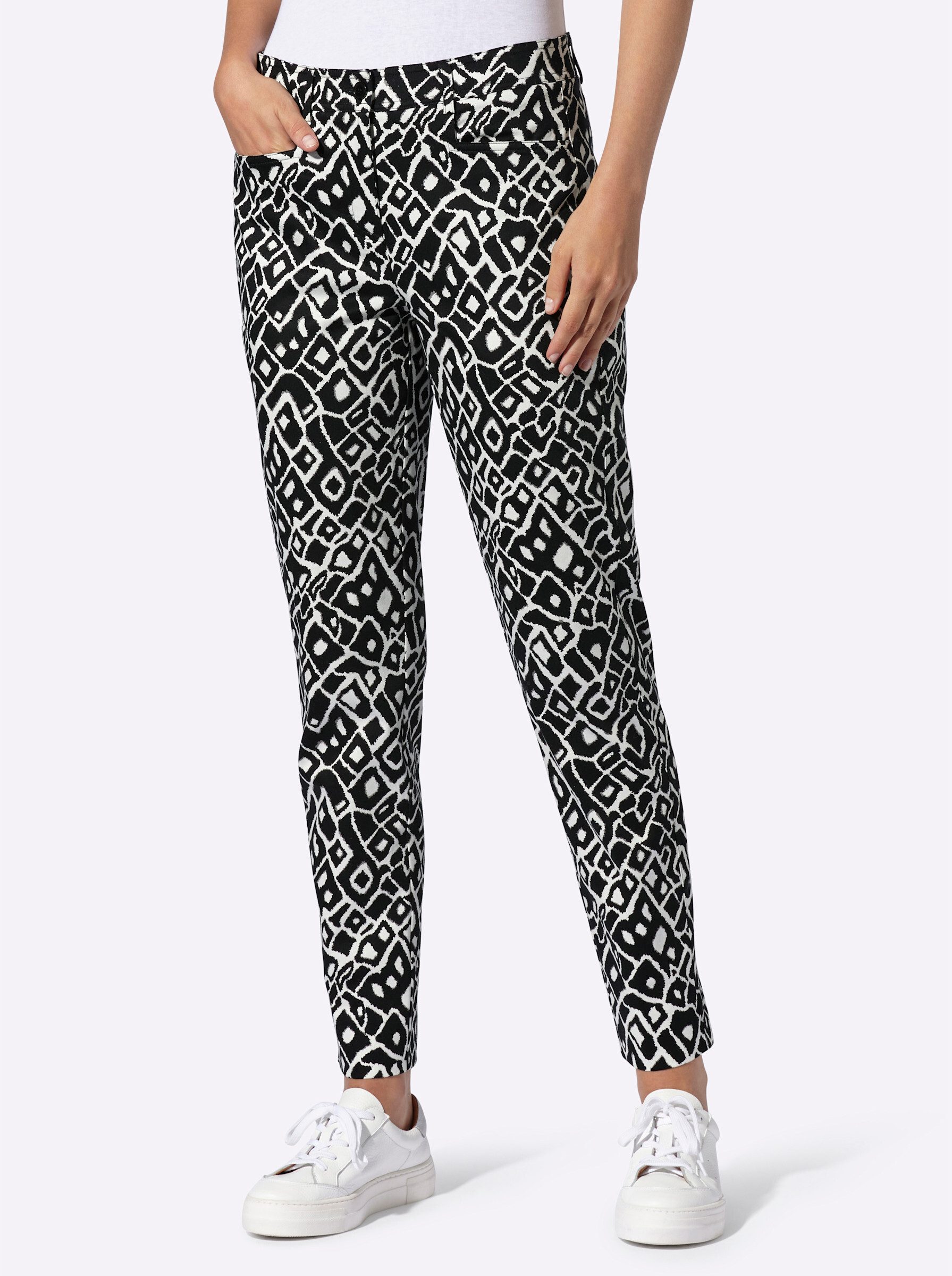 heine Jerseyhose Druckhose .