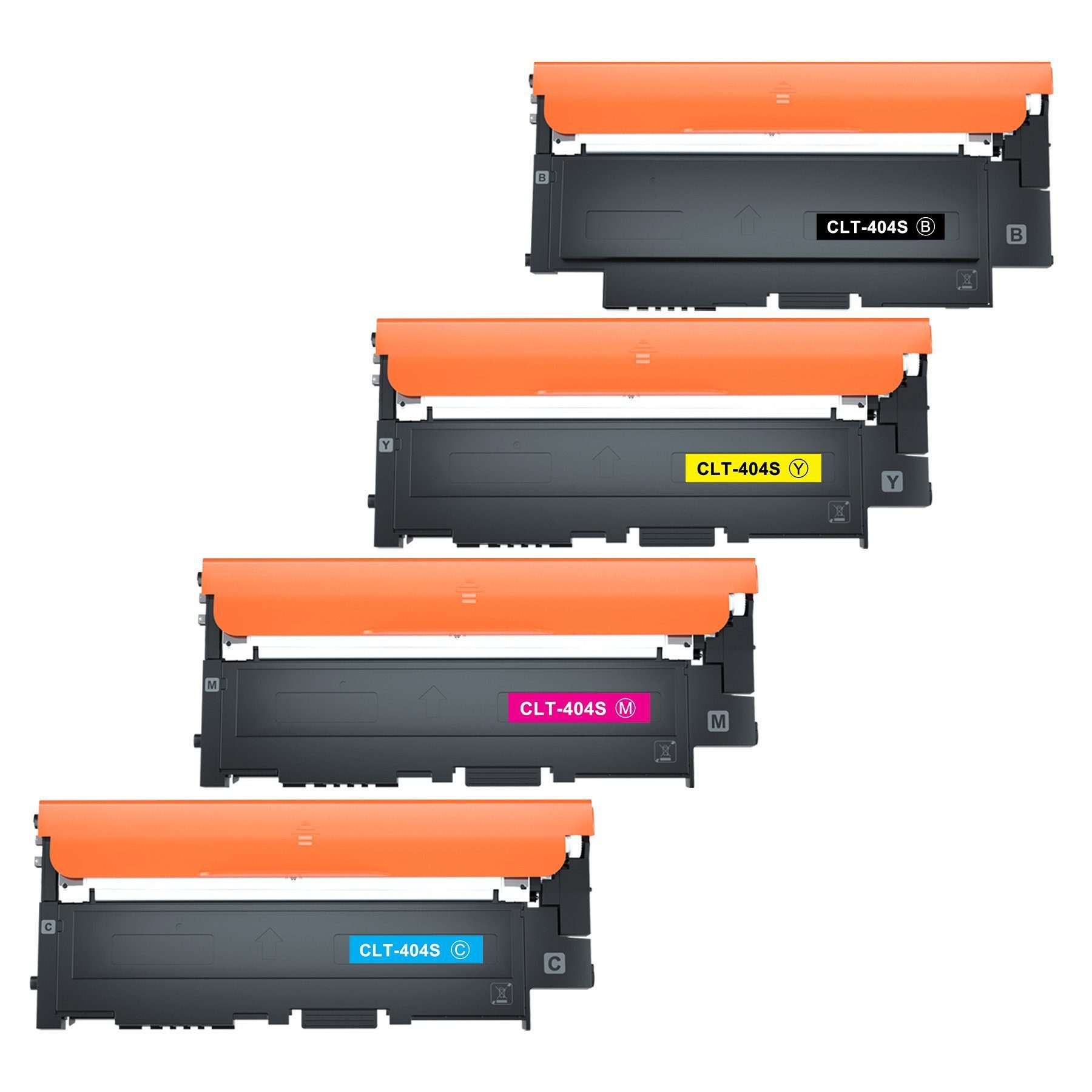 Toner Kingdom Tonerpatrone 1-5er Set CLT-404S CLT-P404C für SAMSUNG Xpress C480W C480FW C48X, (4-St)