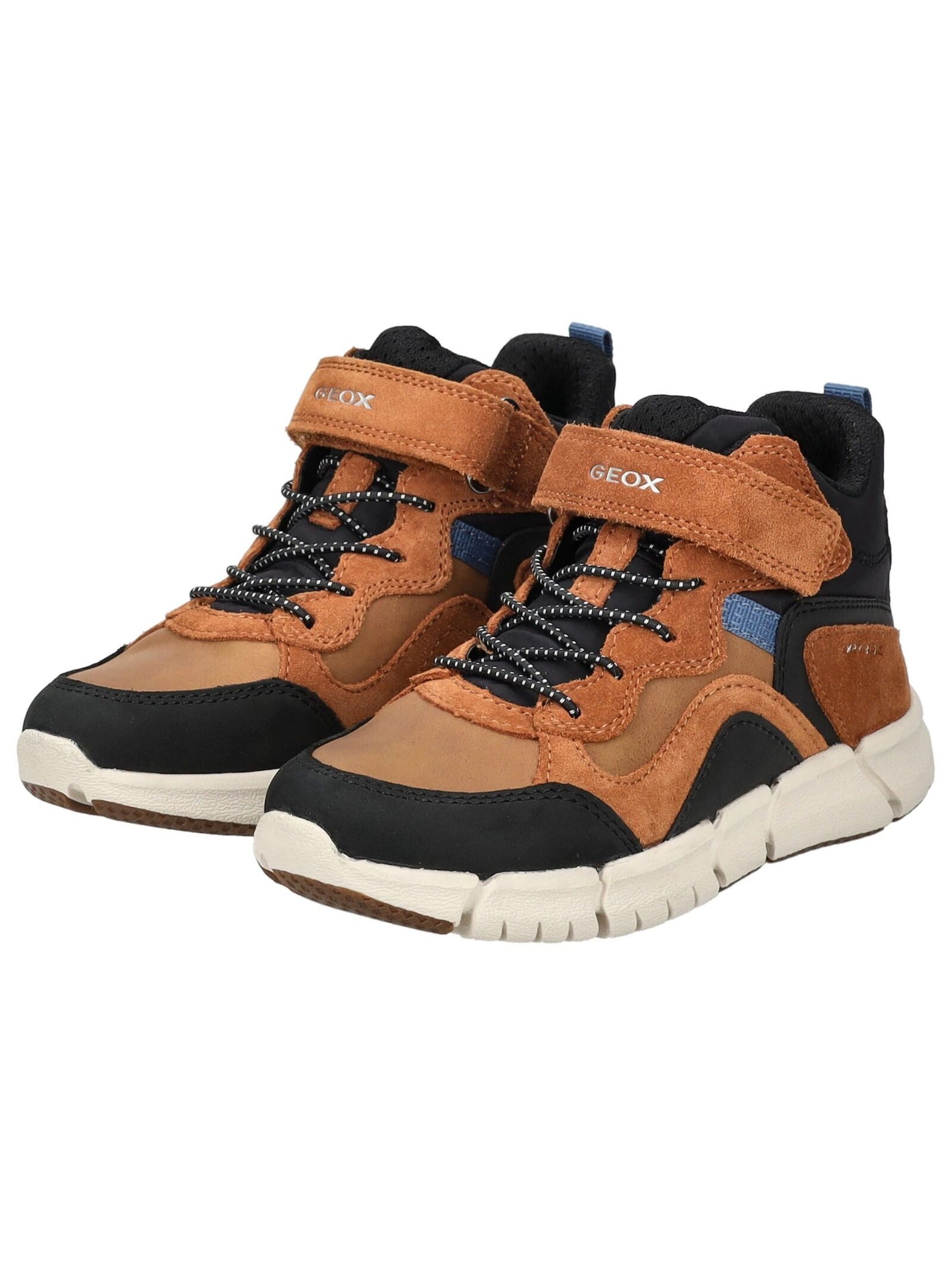 Geox Geox Stiefelette Veolurs/Textil/Synthetik Schnürstiefelette