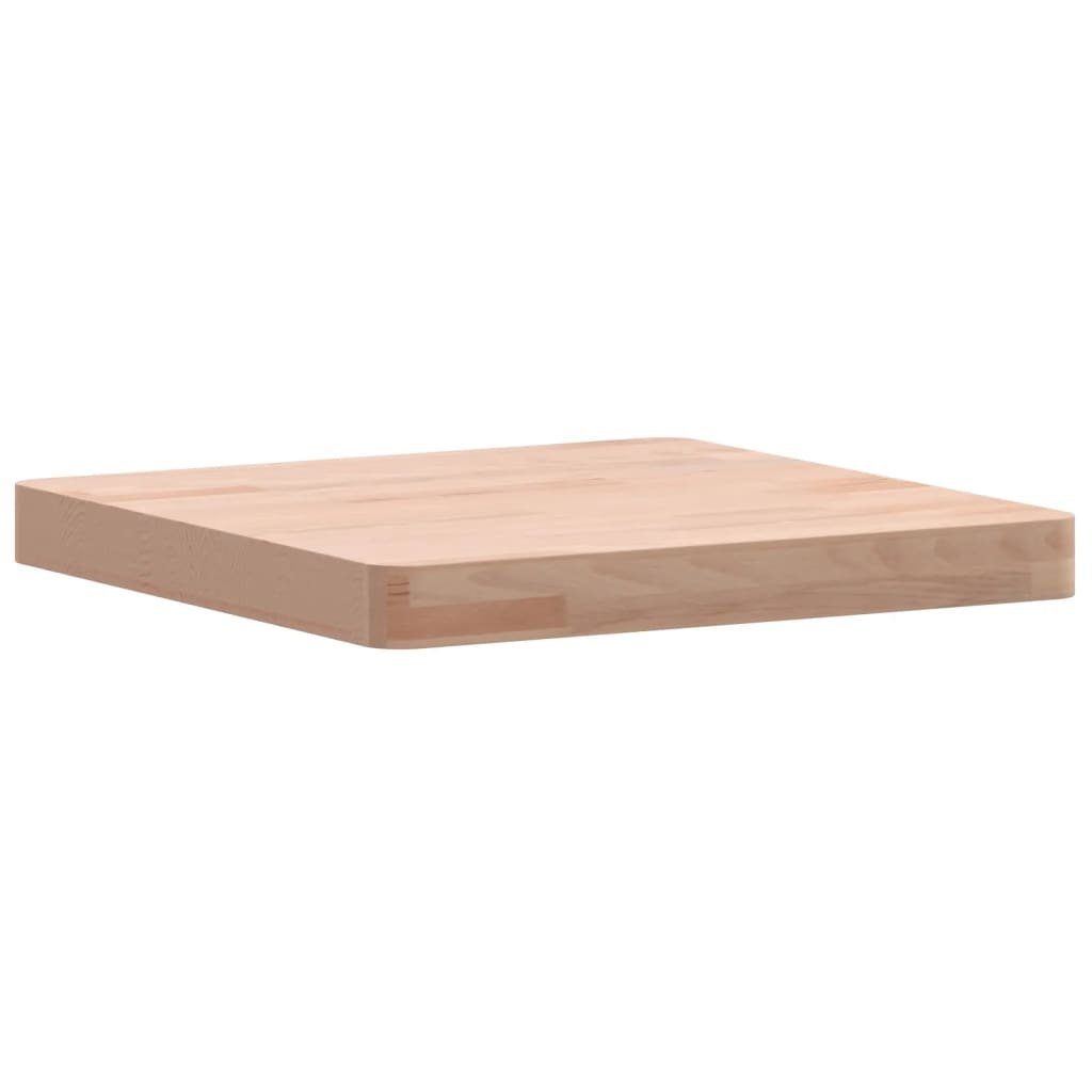 furnicato Tischplatte 40x40x4 cm Quadratisch Massivholz Buche