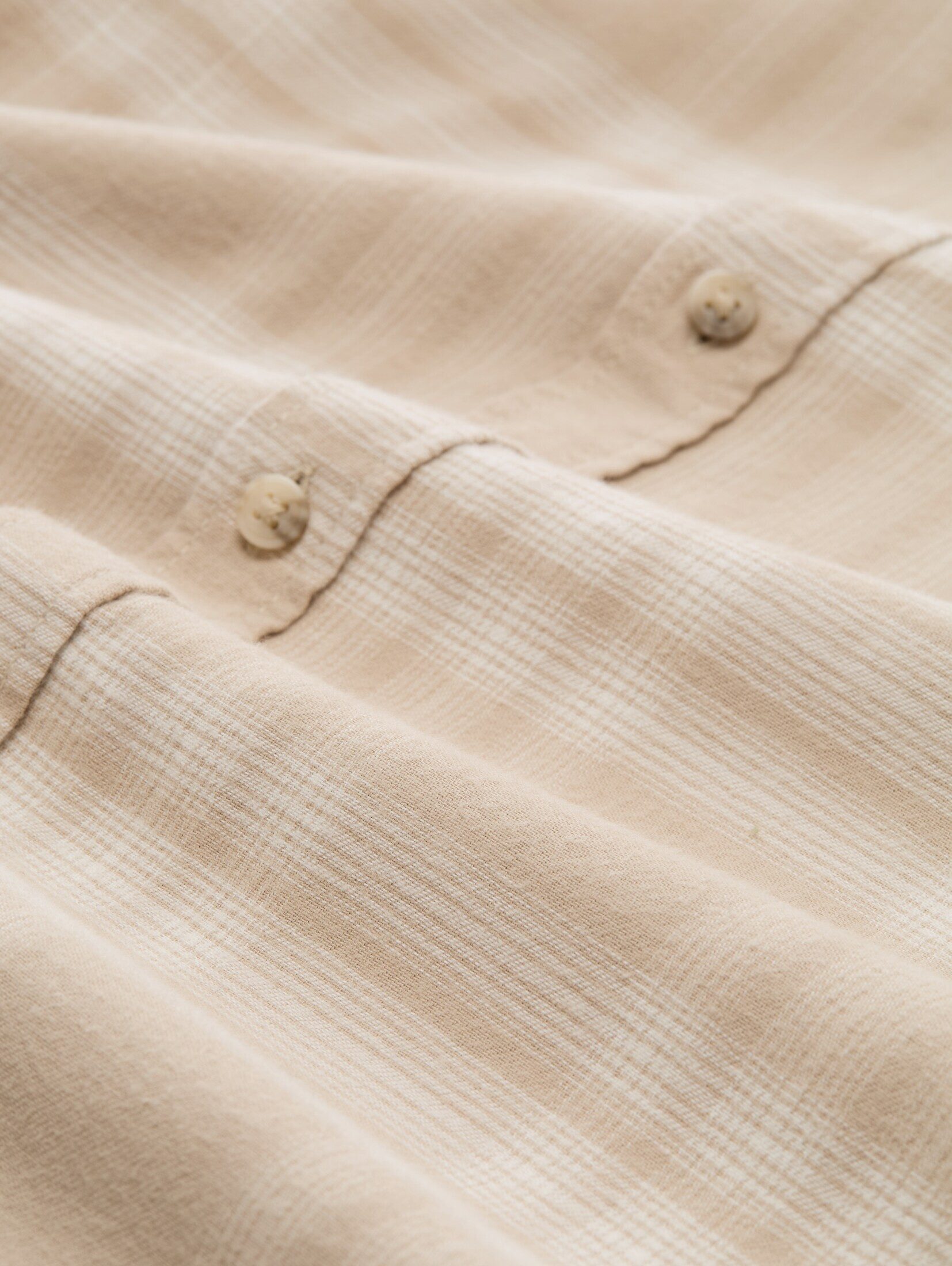 TOM TAILOR Langarmhemd Blusen & Shirts Regular Fit Hemd mit Logo-Stickerei