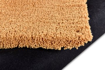 Hochflor-Teppich Shaggy Teppich Cozy, TOM TAILOR HOME, rechteckig, Höhe: 25 mm, Uni Farben, auch in Pastell Farben, ideal im Wohnzimmer & Schlafzimmer