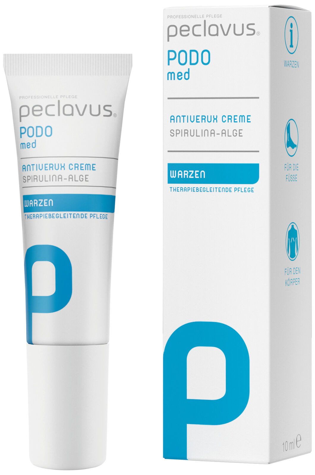 Peclavus Warzen-Behandlungsstift Peclavus Podo Med Antiverux Anti Warzen Creme 10 ml