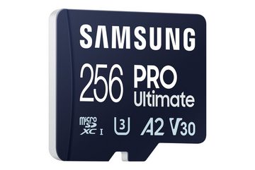 Samsung Pro Ultimate MicroSD Speicherkarte (256 GB, 200 MB/s Lesegeschwindigkeit, mit SD-Adapter)