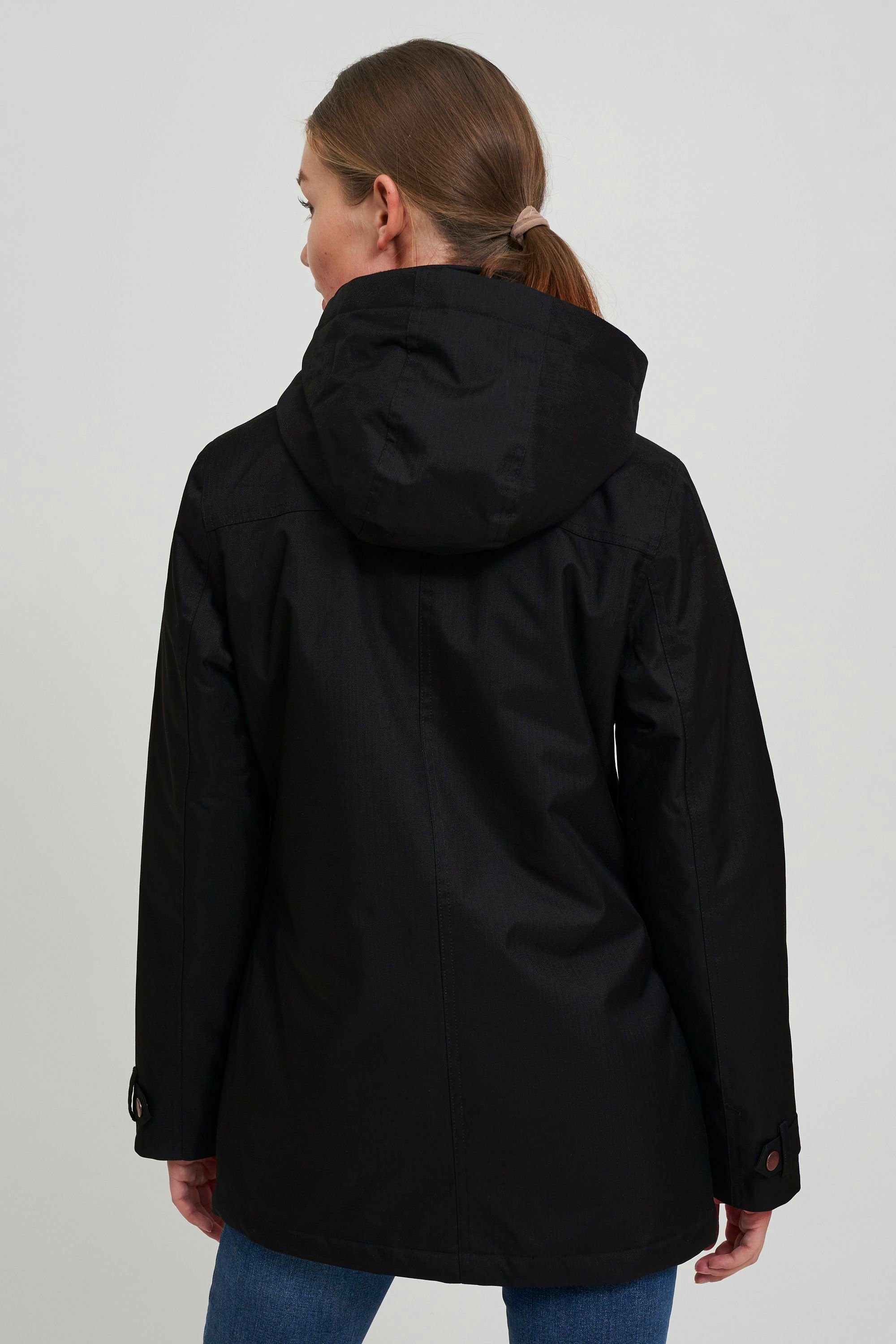 OXMO Parka OXBrooke warme mit Kapuze abnehmbarer Jacke (799000) BLACK