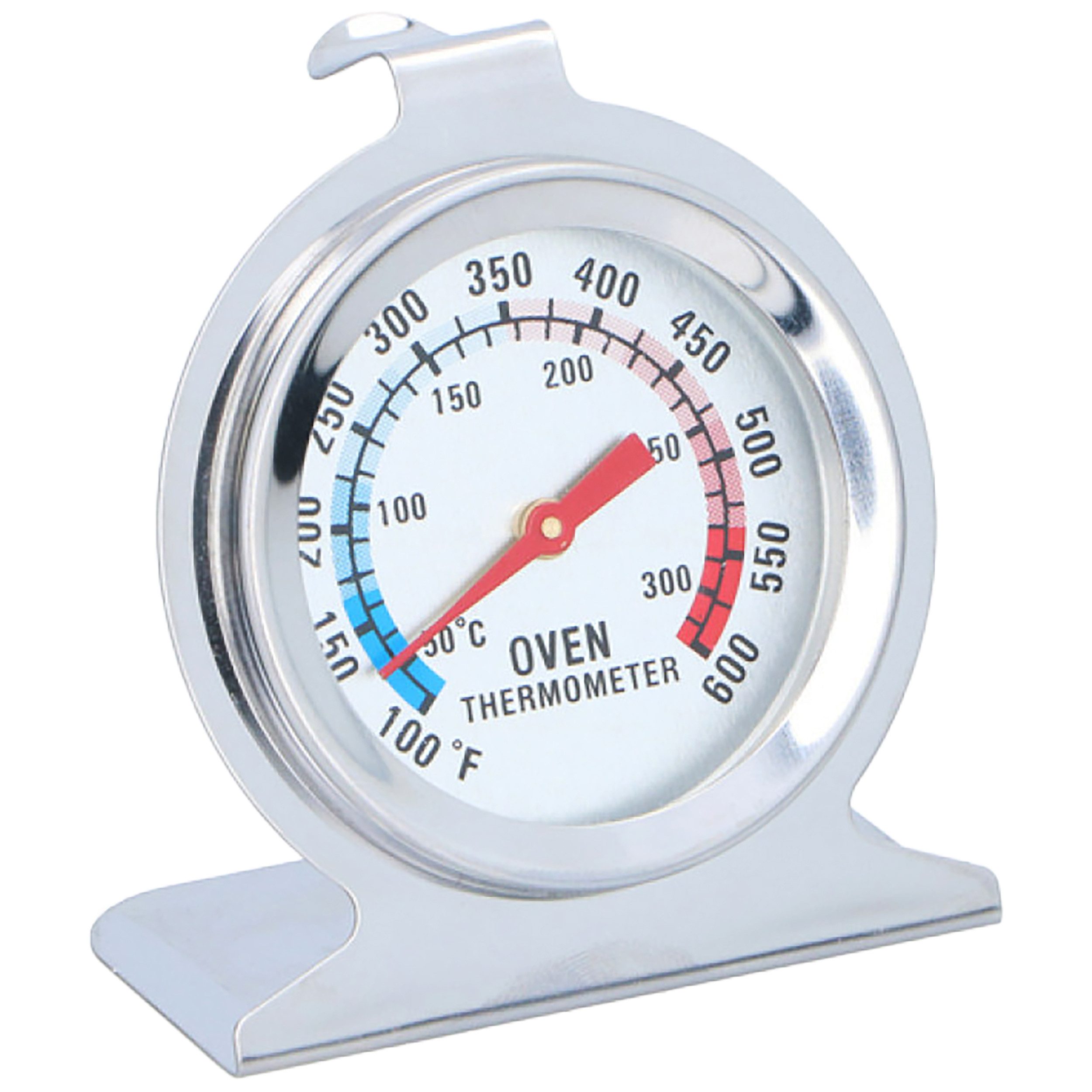*Alpina* Backofenthermometer BACKOFENTHERMOMETER 300°C aus Edelstahl Bratofen Backofen 80, Brotofen Küchen Ofenthermometer Thermometer Grill Ofen