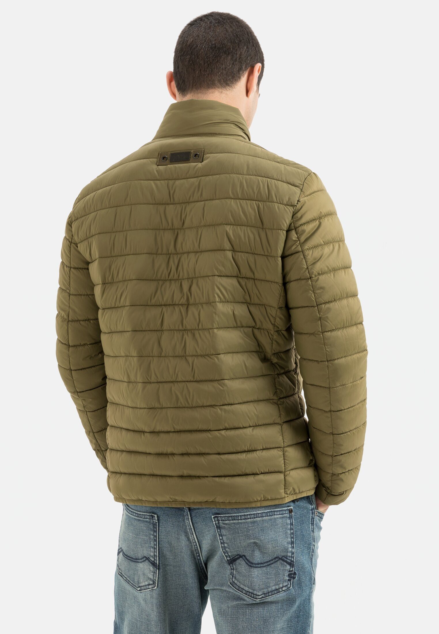 camel active Blouson Stepp-Blouson aus recyceltem Material Langarm Markenla günstig online kaufen