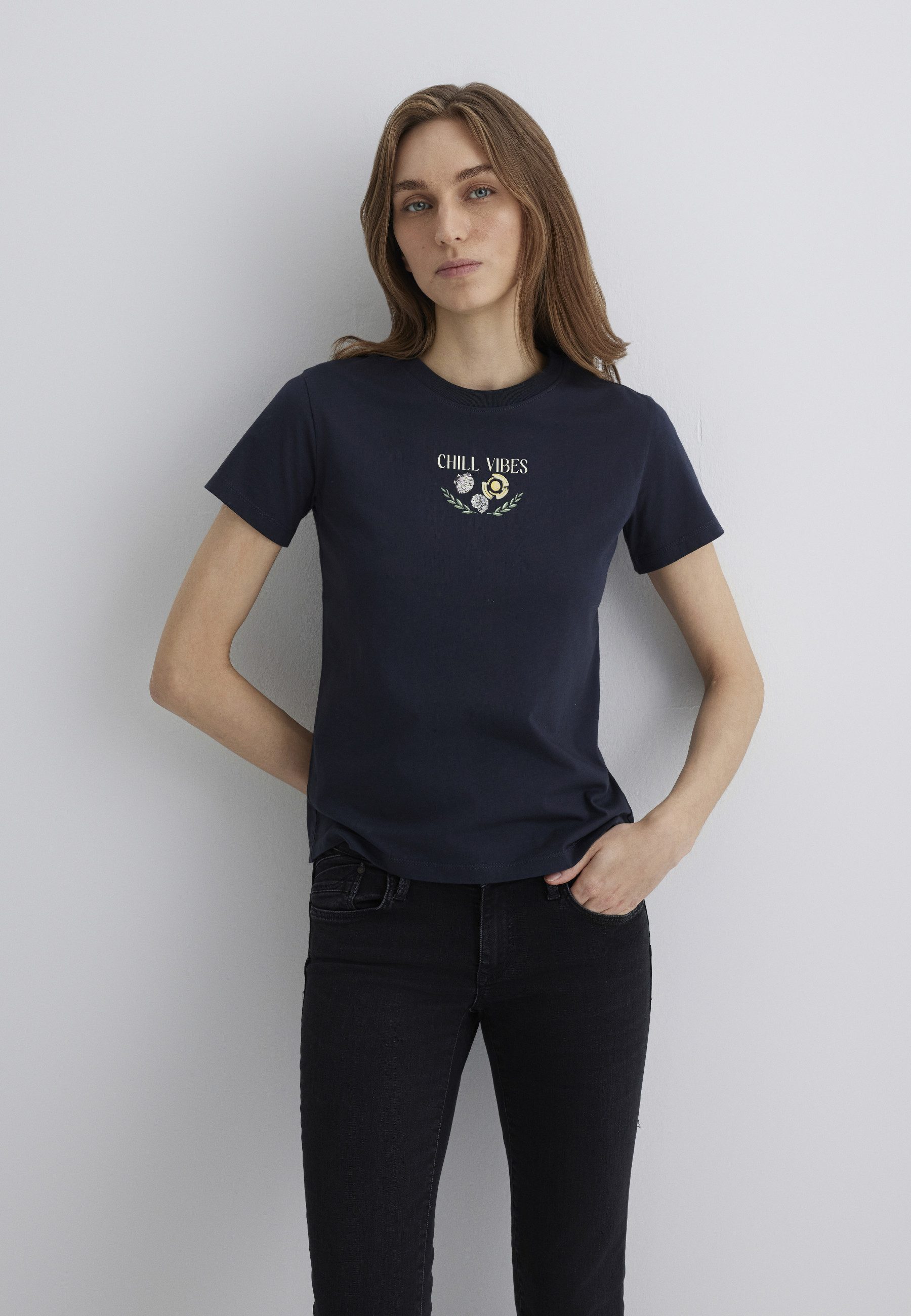Mavi T-Shirt BEACH PRINTED T-SHIRT Print T-Shirt