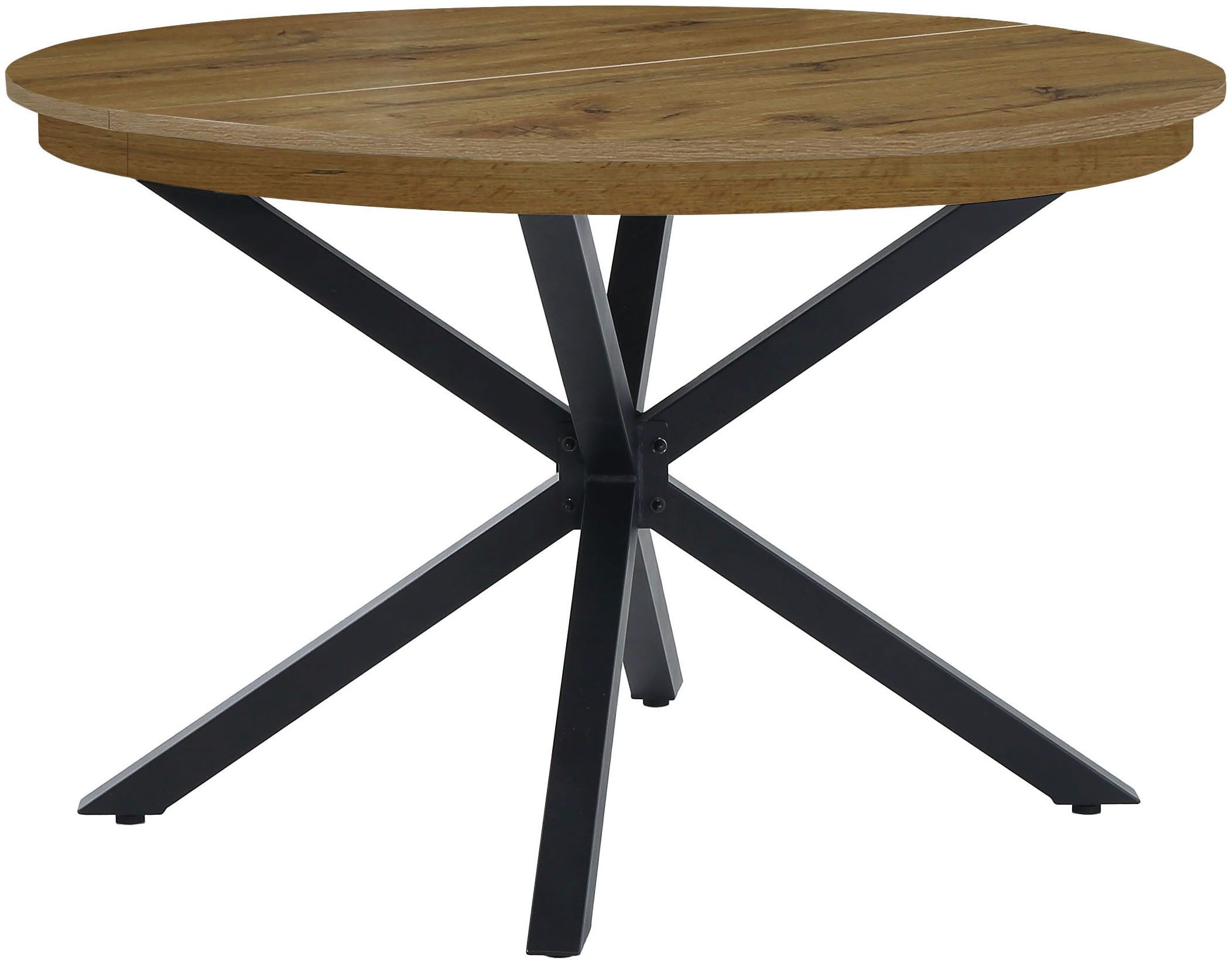 Jockenhöfer Gruppe Essgruppe Olbia/Madison Sitzgruppe (Set, 5-tlg., 1 Ausziehtisch und 4 Stühle), (5-tlg), Tisch mit Butterflyauszug, 120-160 cm, Wildeiche