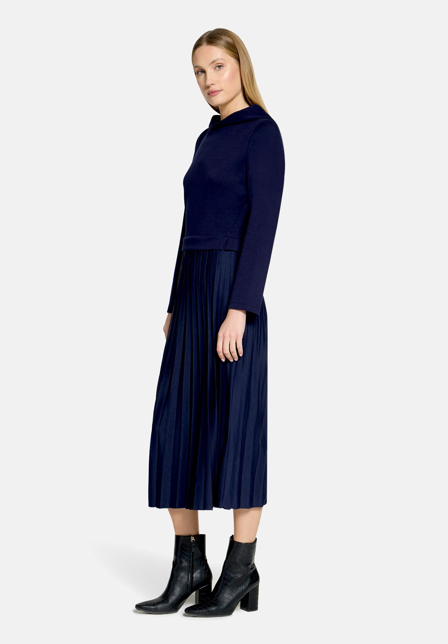 Cartoon Druckkleid Damen mit Kapuze