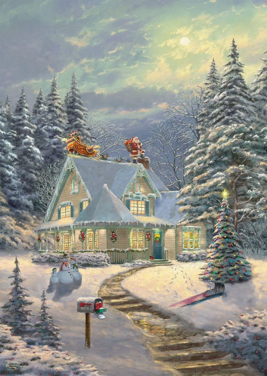 Schmidt Spiele Puzzle Am Heiligabend. Kinkade günstig online kaufen