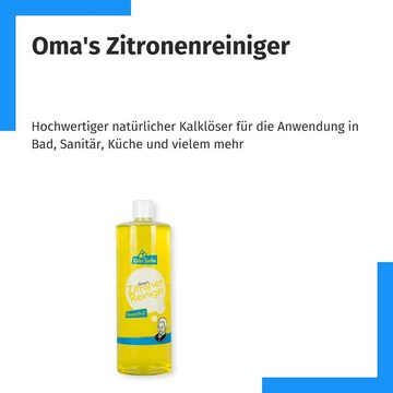 Kieler Seifen Zitronenreiniger Essigreiniger (Sparset, [- 2 x 1.000 ml 1L Konzentrat Kalklöser für Bad, Küche und Sanitär)