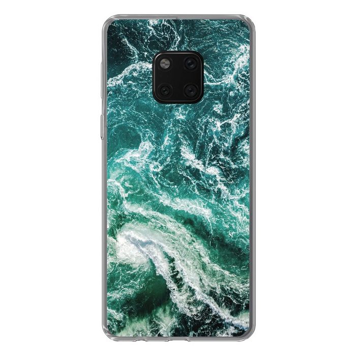 MuchoWow Handyhülle Ozean - Wasser - Meer - Luxus - Grün - Türkis Handyhülle Huawei Mate 20 Pro Handy Case Silikon Bumper Case
