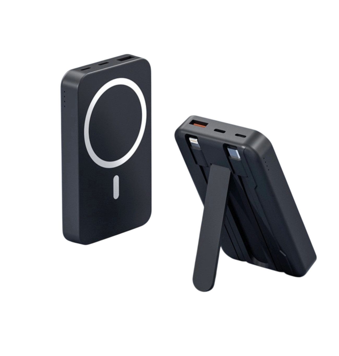EnM0704, Powerbank Magnetic mit Kabel 10000mAh Powerbank