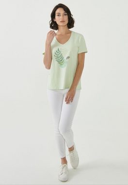 ORGANICATION T-Shirt Women's Printed T-Shirt in Sage Green