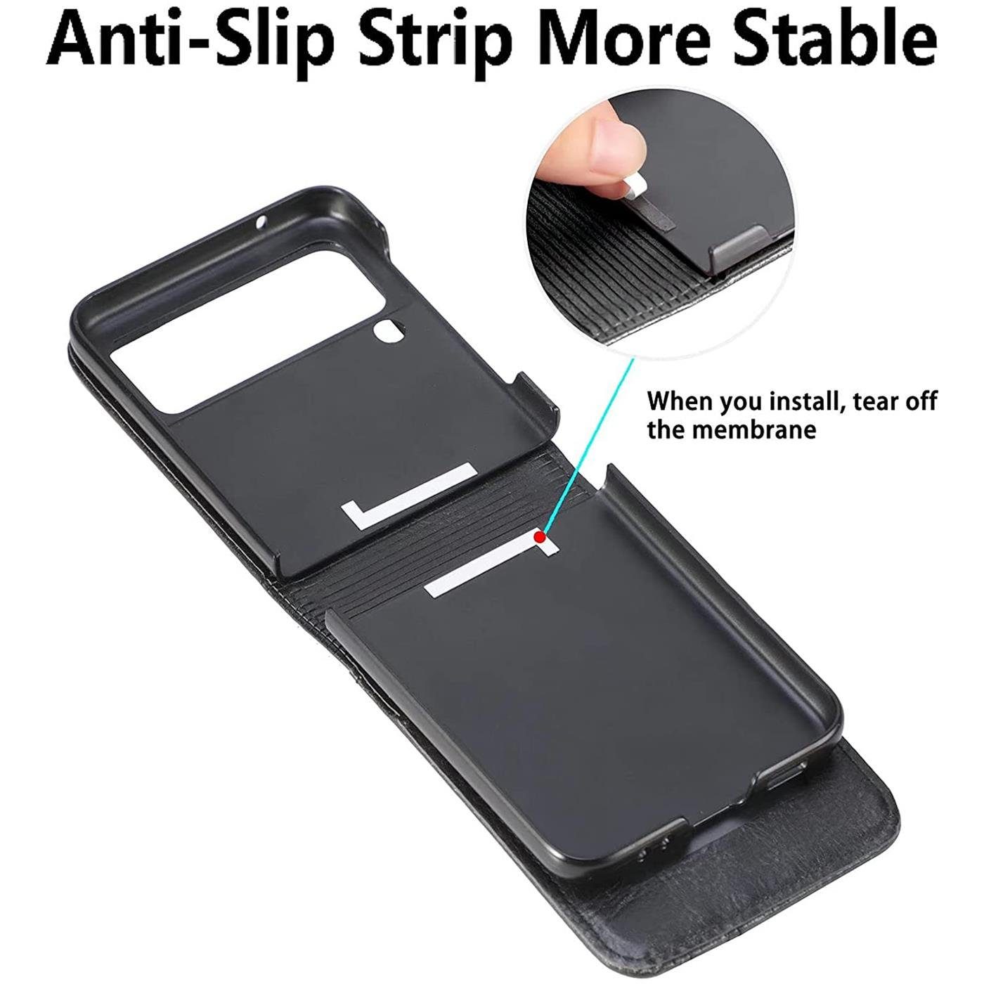 CoolGadget Handyhülle Flip Case Handyhülle für Samsung Galaxy Z FLIP 3 6,7 Zoll, Hülle Klapphülle Schutzhülle Flipstyle Cover Tasche