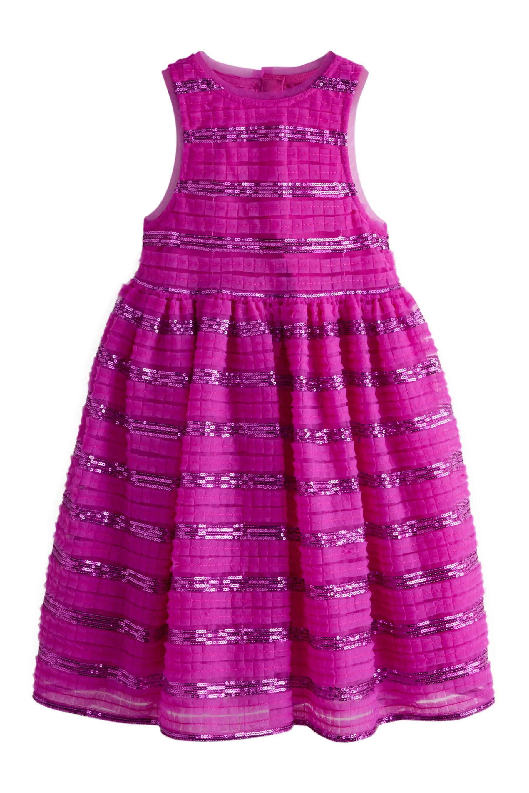 Next Partykleid Festliches Paillettenkleid mit Rüschen (1-tlg)