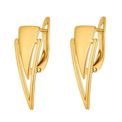 Heideman Paar Ohrstecker »Marlie goldfarbend« (Ohrringe, inkl. Geschenkverpackung), Ohrring für Frauen
