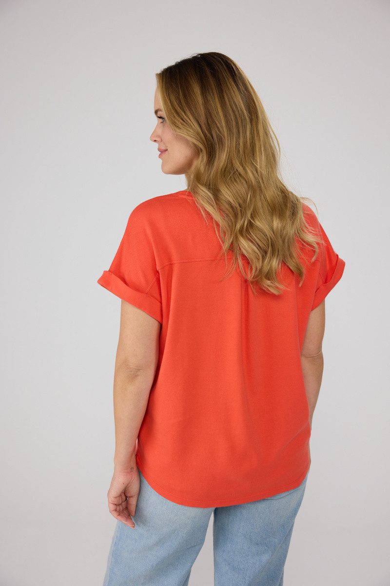 Lieblingsstück Rundhalsshirt CamilaEp aus reiner Baumwolle günstig online kaufen