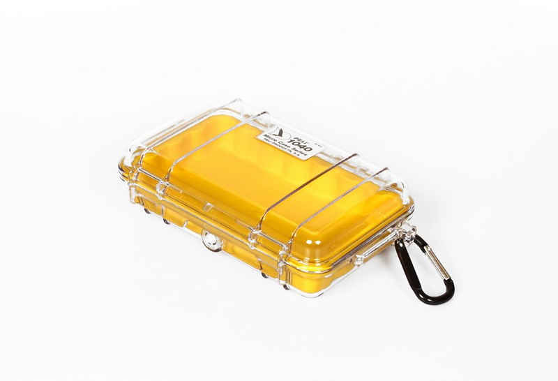 Peli Aufbewahrungsbox, Peli 'MicroCase' - 1040 transparent-gelb