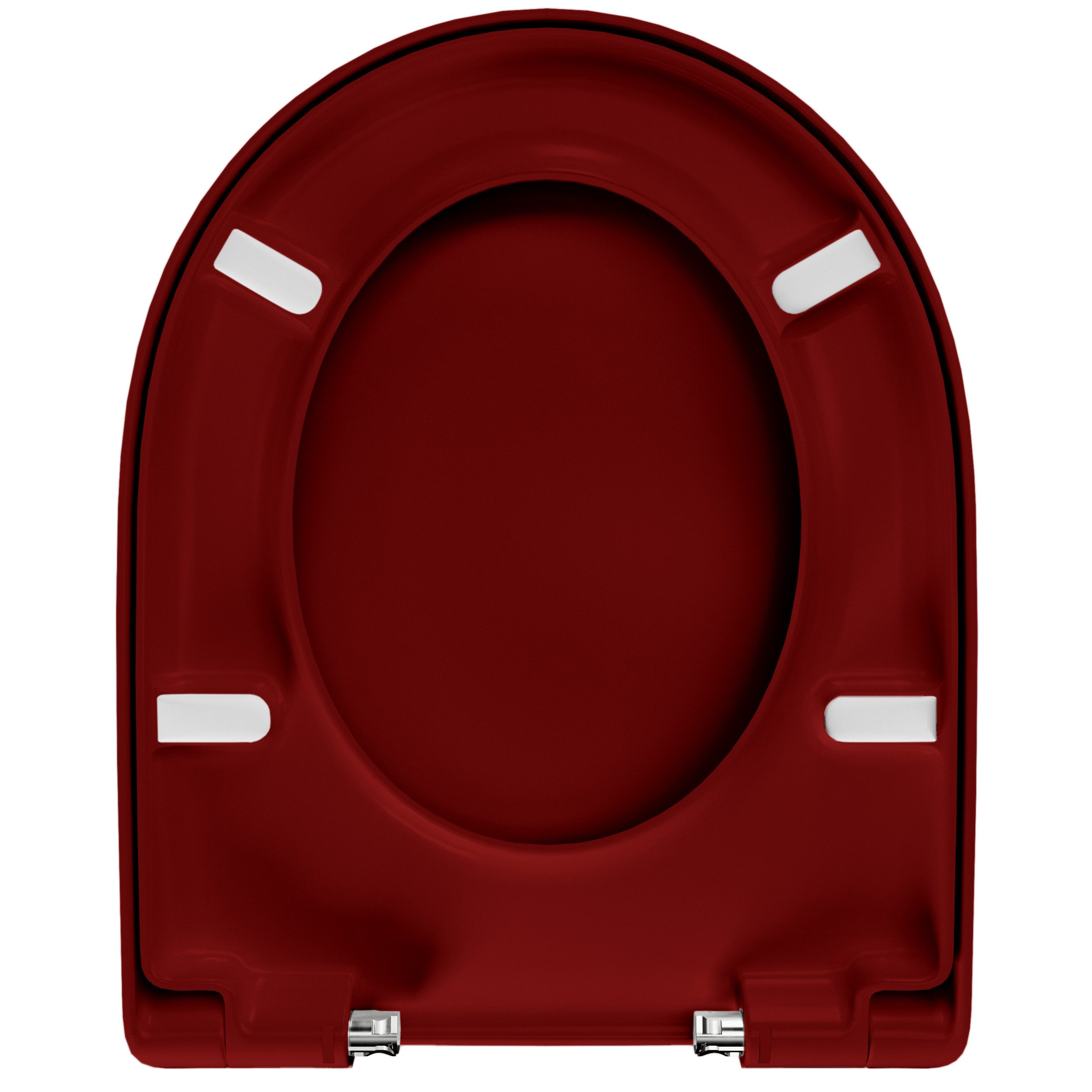 LUVETT WC-Sitz D140 Softclose Absenkautomatik, Duroplast, Geberit Renova Icon, D-Form (Inklusive 3 Befestigungsarten), mit Original SoftClose® Absenkautomatik, Duroplast, WrapOver