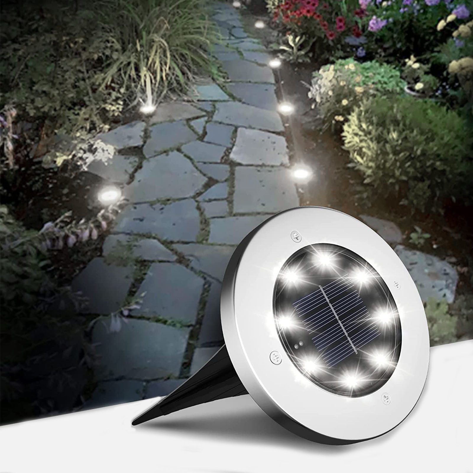 oyajia LED Solarleuchte 8er Set LED günstig online kaufen