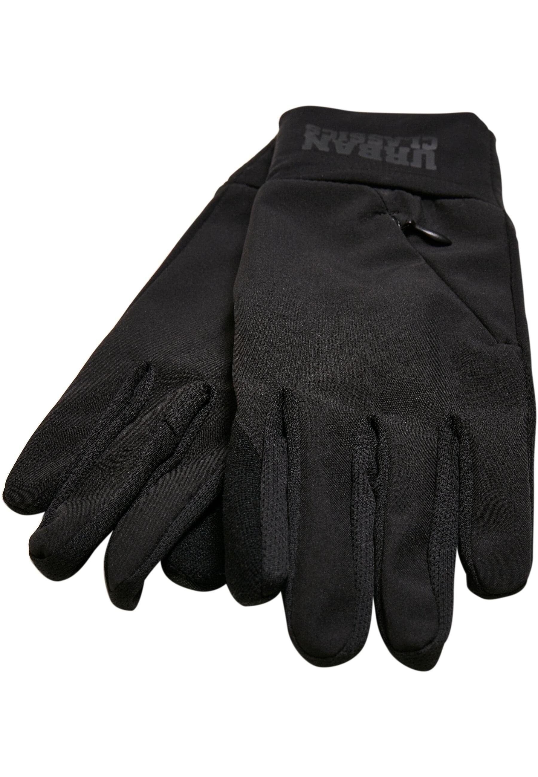 URBAN CLASSICS Unisex Gloves Logo Baumwollhandschuhe Performance Cuff