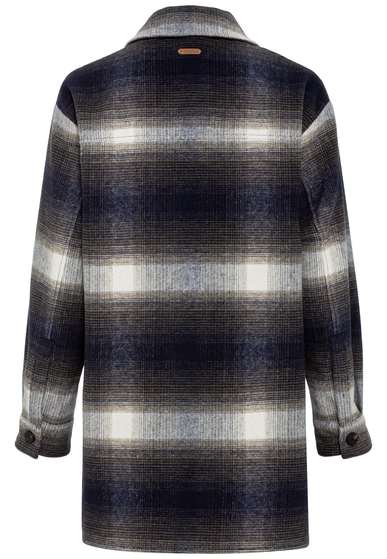 camel active Hemdjacke Kariertes Overshirt aus einem Baumwollmix günstig online kaufen