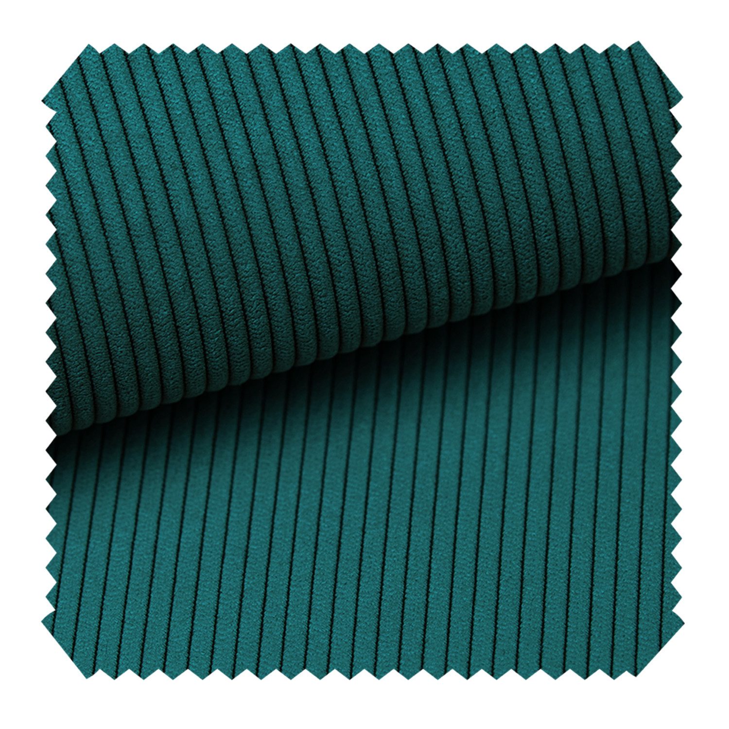 novely® Stoff ONTRE - Samtiger Polsterstoff in Feincord-Optik - Robuster Möbelstoff, Strapazierfähig, Kuschelweich, Meterware, 1fm