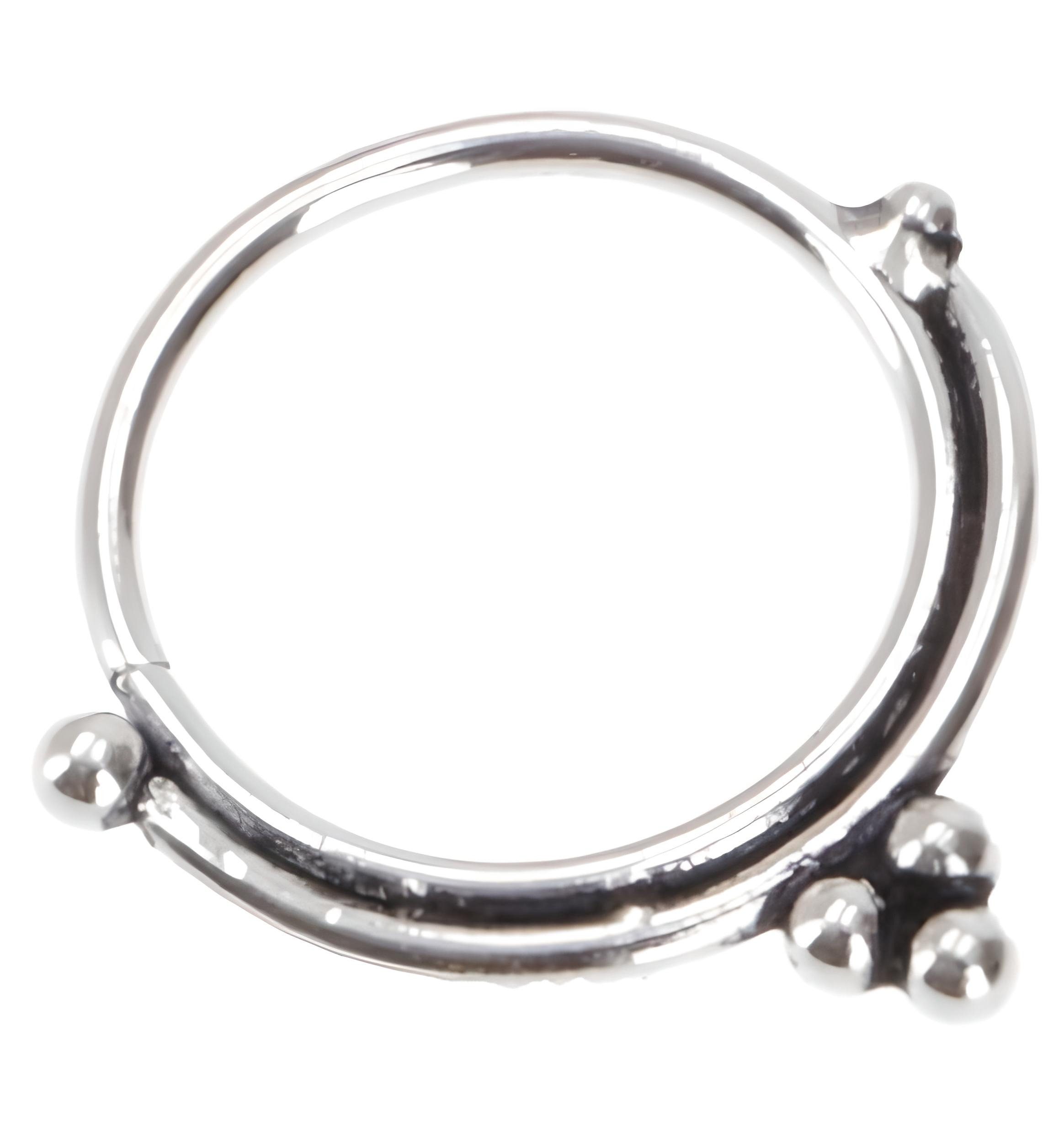 Guru-Shop Nasenpiercing Creole, Septum Ring, Nasenring, leicht..