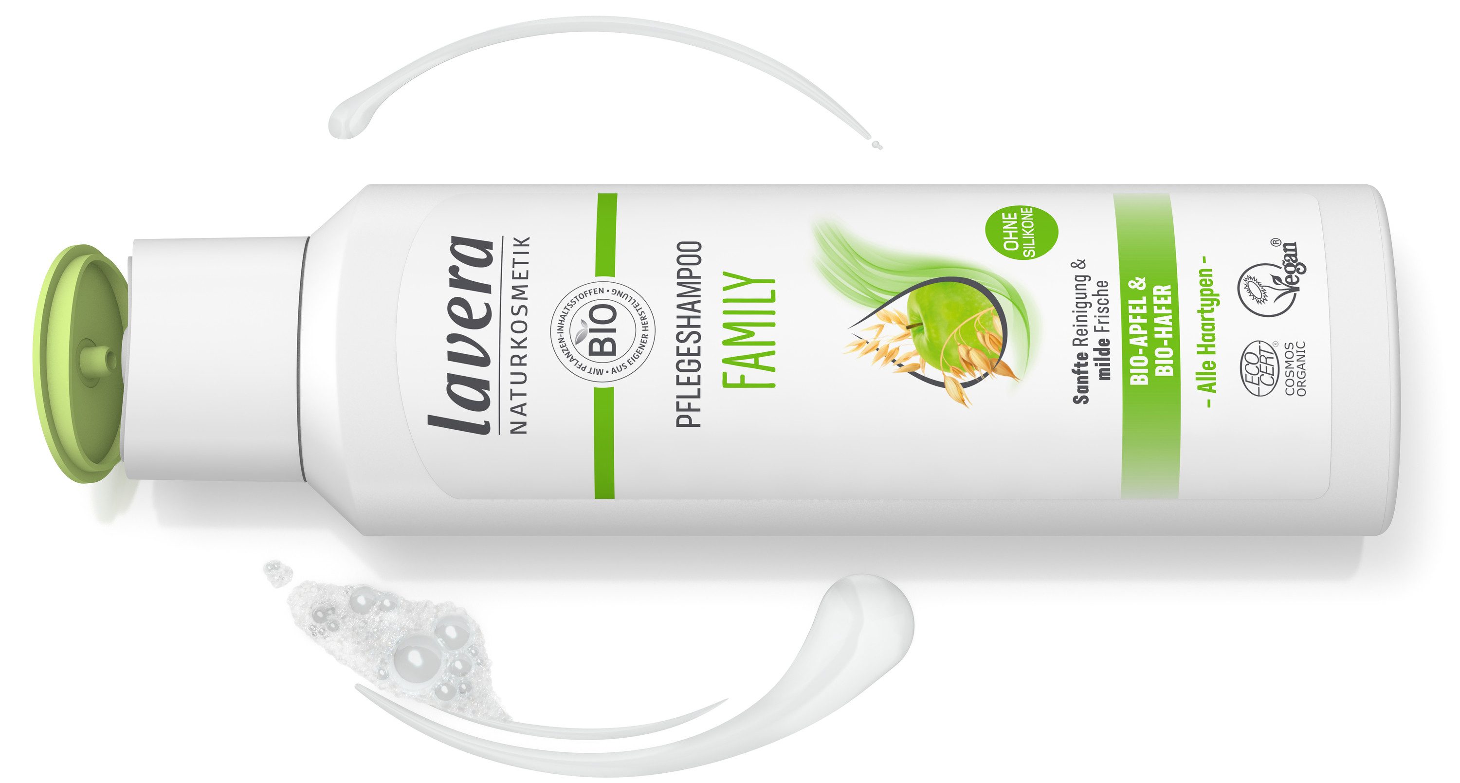 lavera Haarshampoo Pflegeshampoo Family, 1-tlg.