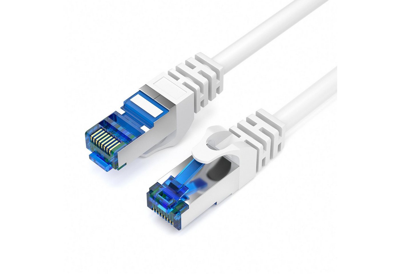 JAMEGA CAT 7 Patchkabel Ethernet RJ45 Netzwerkkabel Rohkabel LAN Kabel LAN-Kabel, CAT.7, RJ-45 Stecker (Ethernet) (5000 cm)